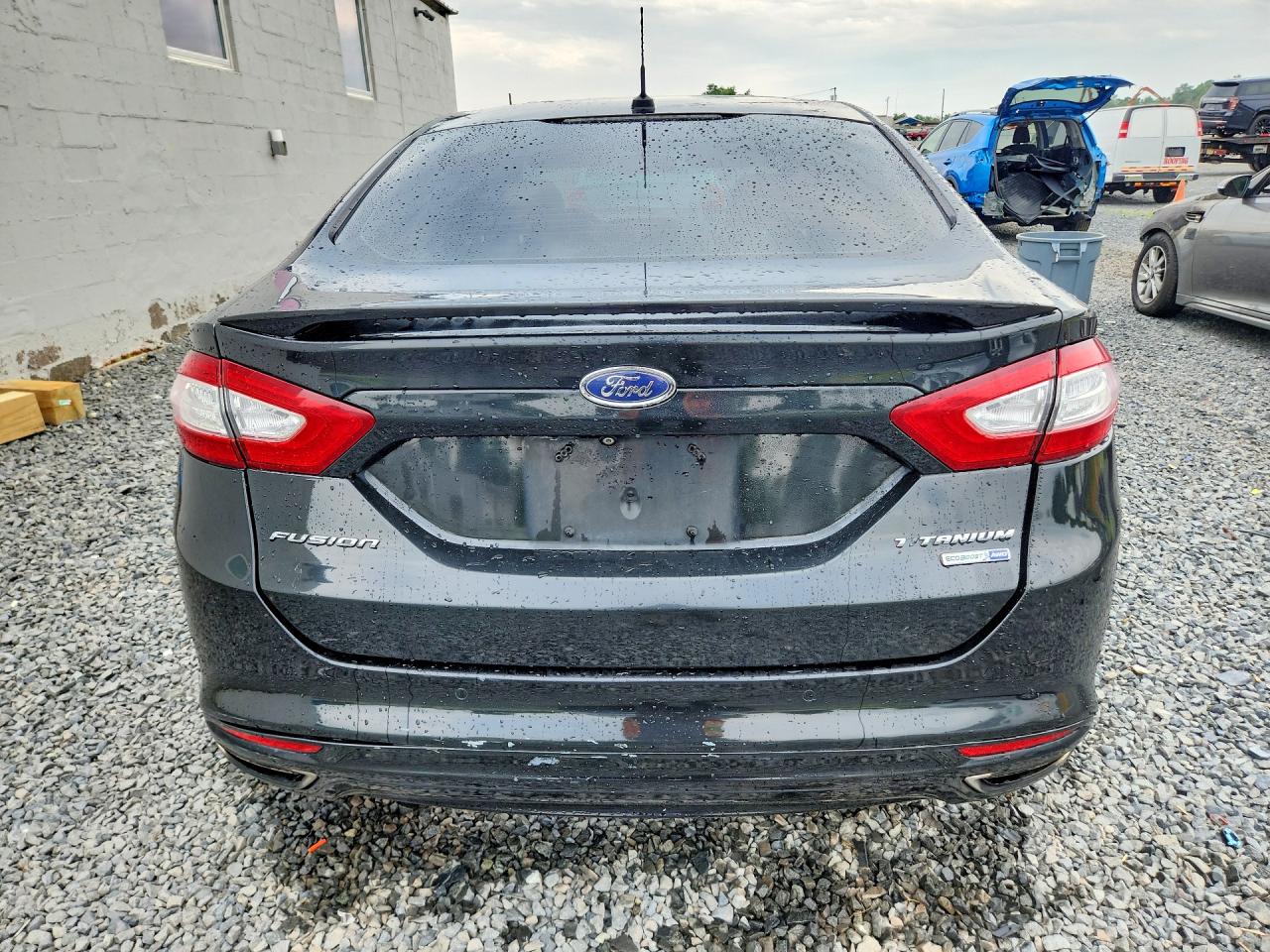 2015 Ford Fusion Titanium Черный vin: 3FA6P0D93FR176148