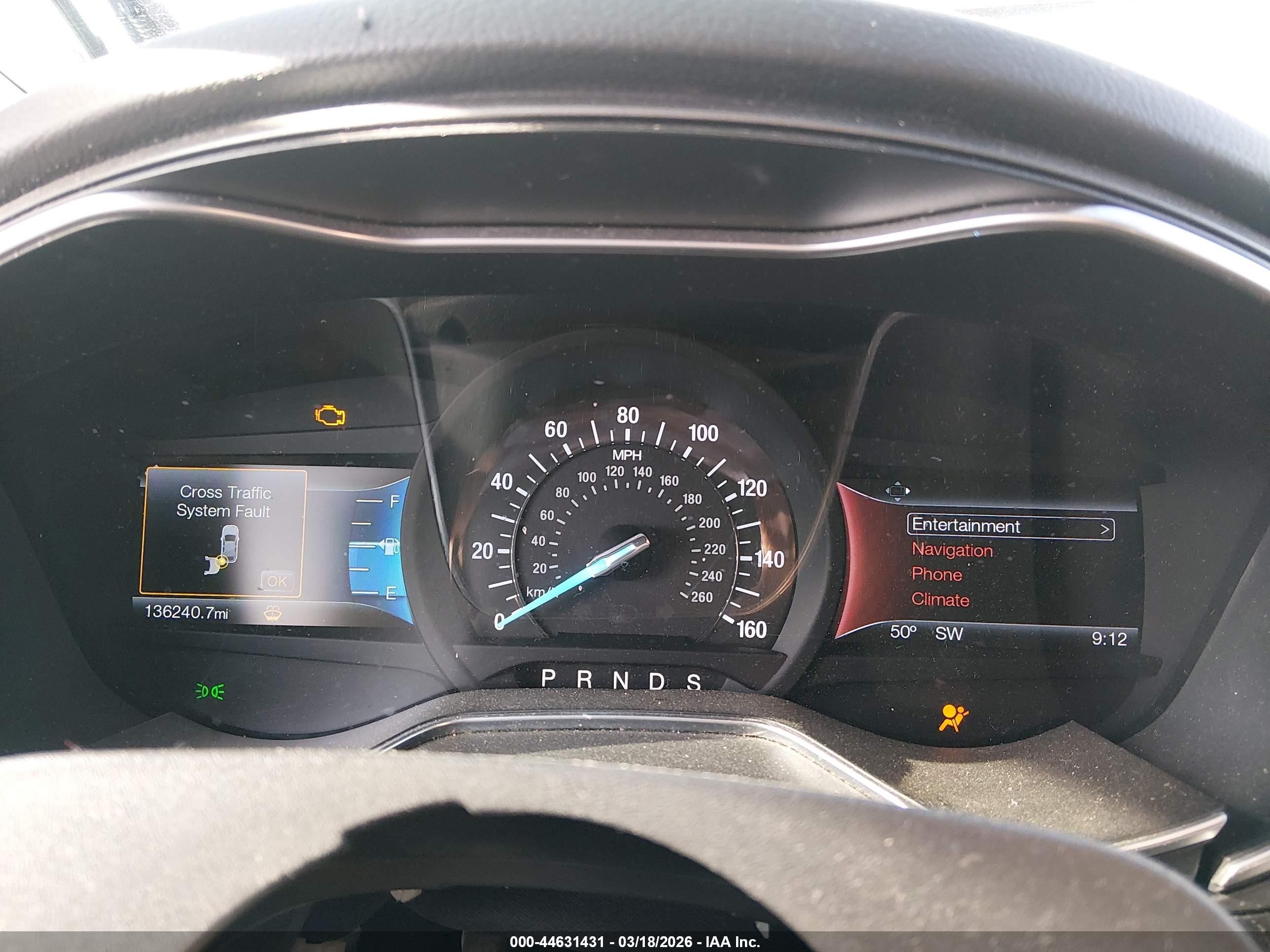 2015 Ford Fusion Titanium Brown vin: 3FA6P0D93FR182967