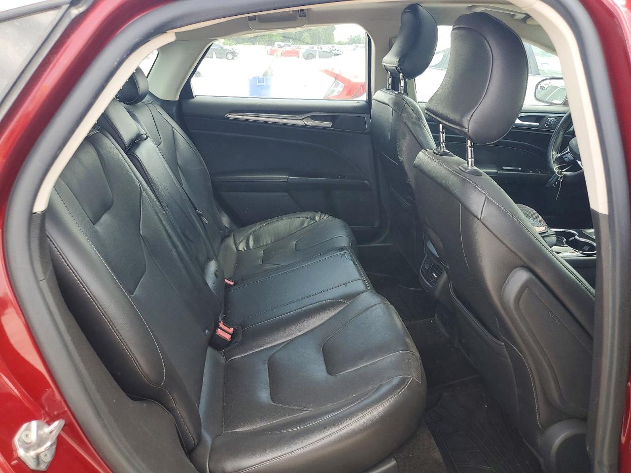 2015 Ford Fusion Titanium Red vin: 3FA6P0D93FR203607
