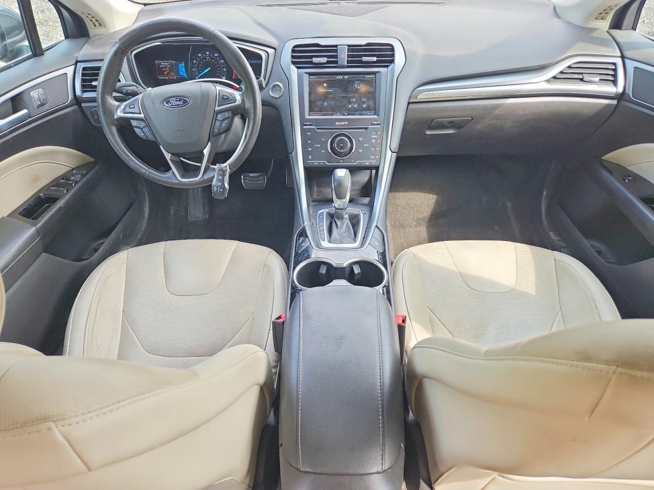 2015 Ford Fusion Titanium Green vin: 3FA6P0D93FR236851