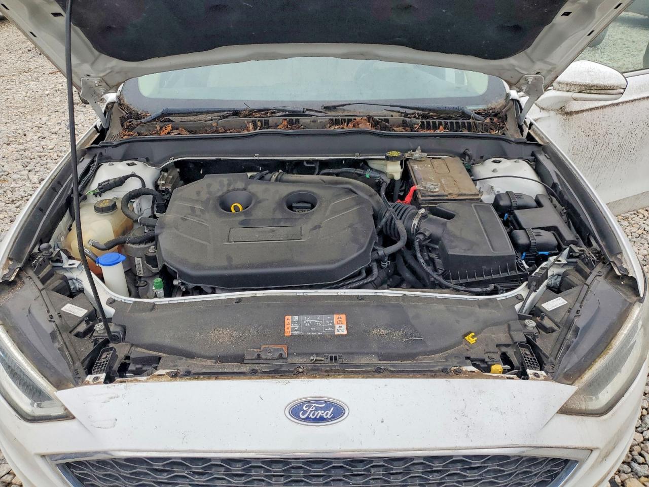 2018 Ford Fusion Titanium White vin: 3FA6P0D93JR131669