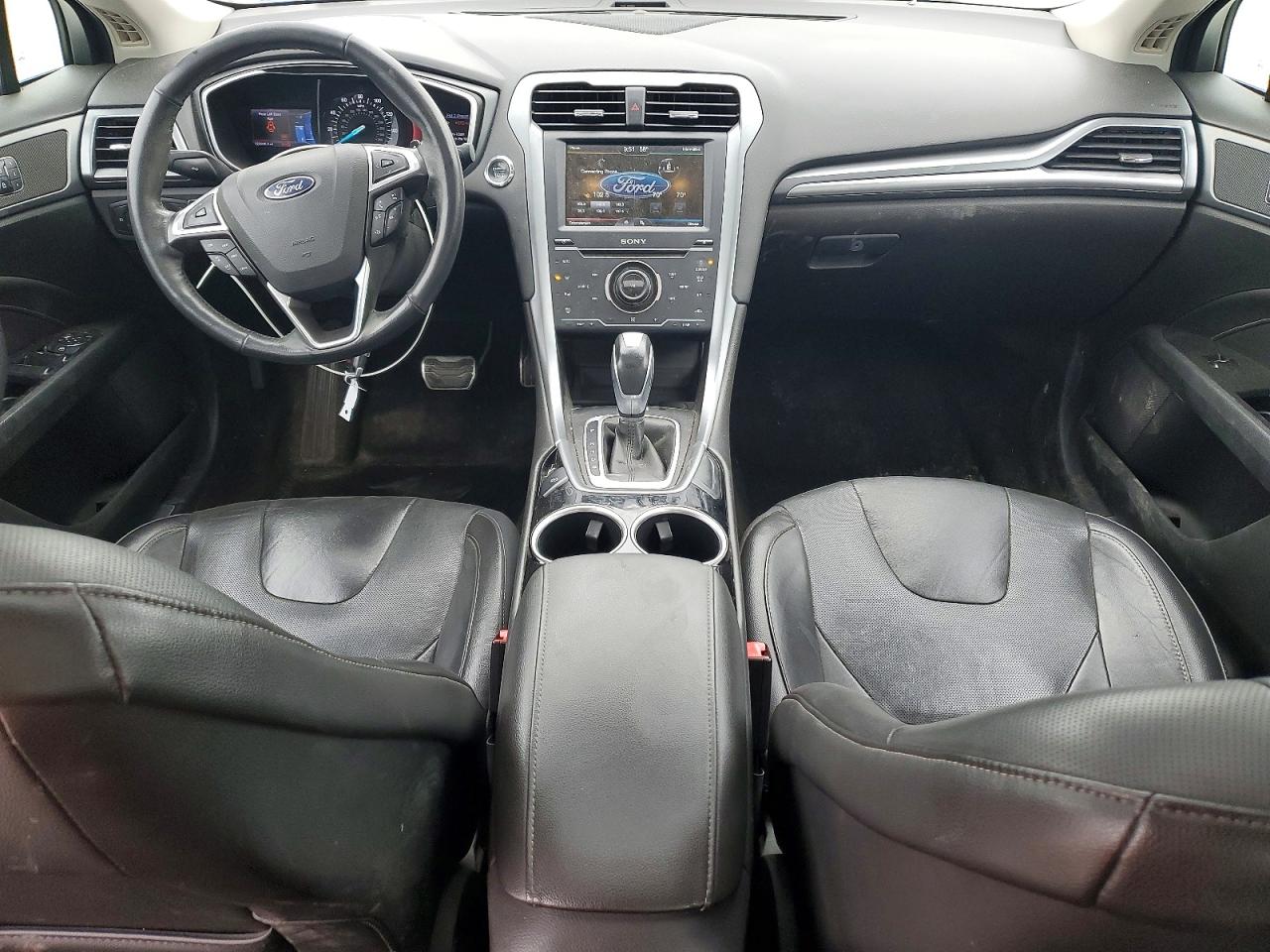 2013 Ford Fusion Titanium White vin: 3FA6P0D94DR119504