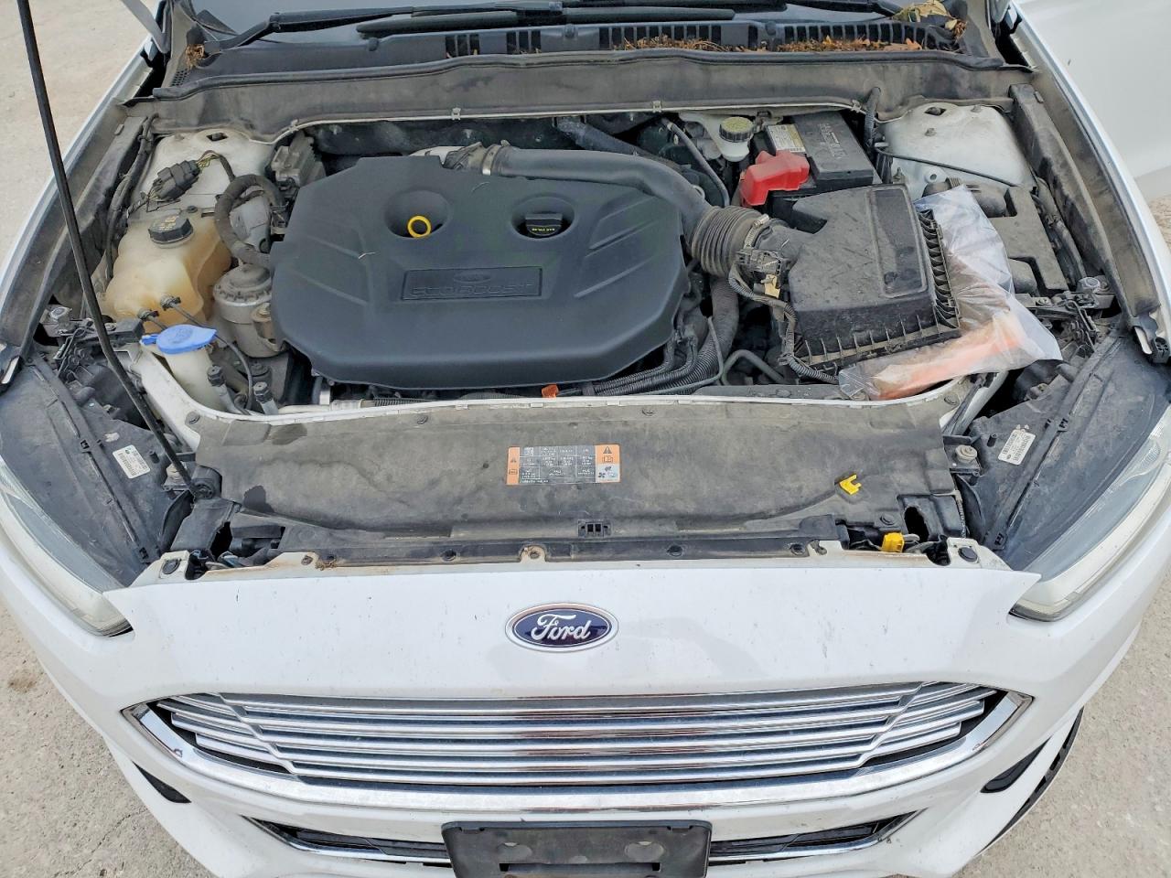 2013 Ford Fusion Titanium White vin: 3FA6P0D94DR119504