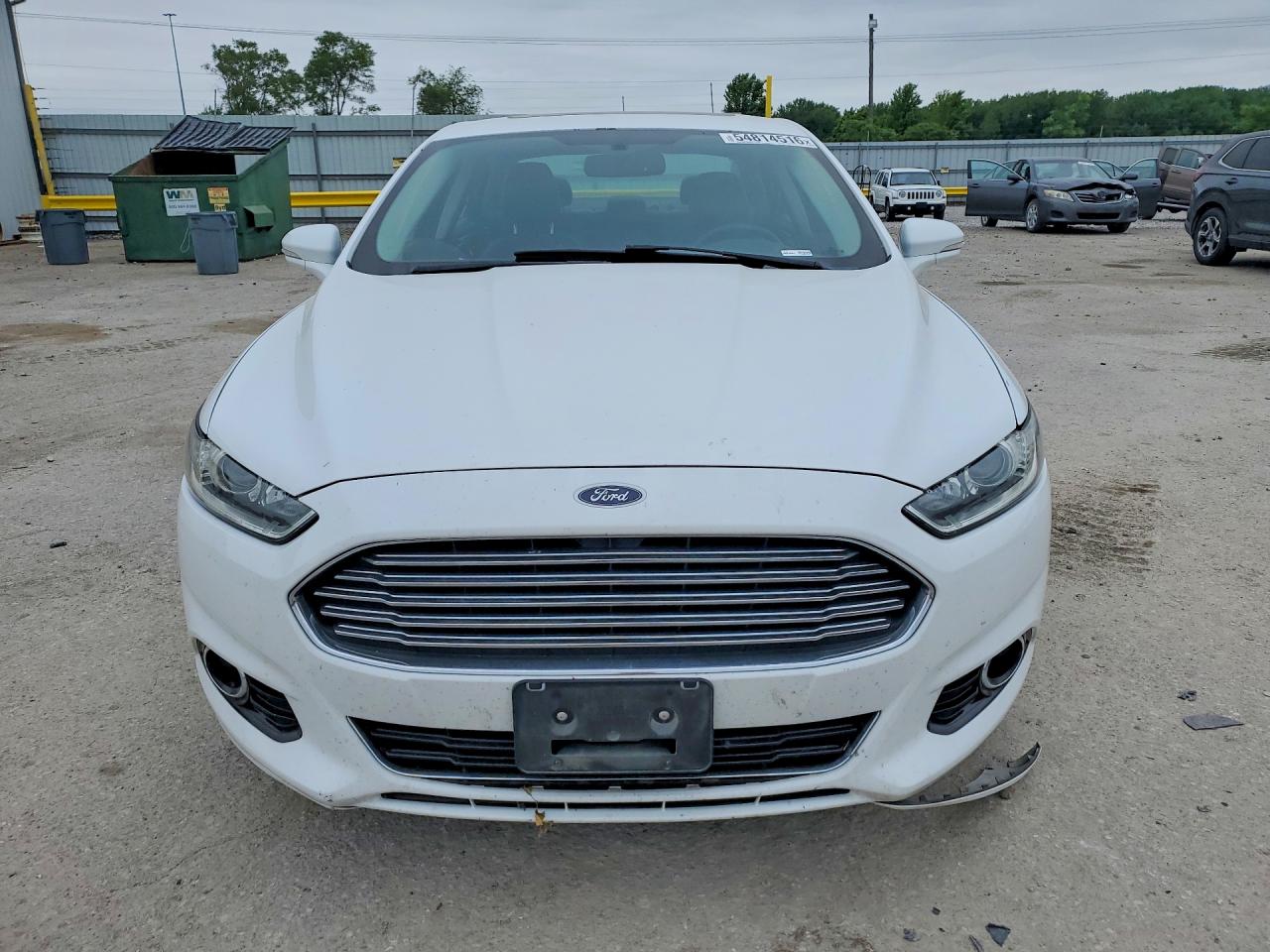 2013 Ford Fusion Titanium White vin: 3FA6P0D94DR119504