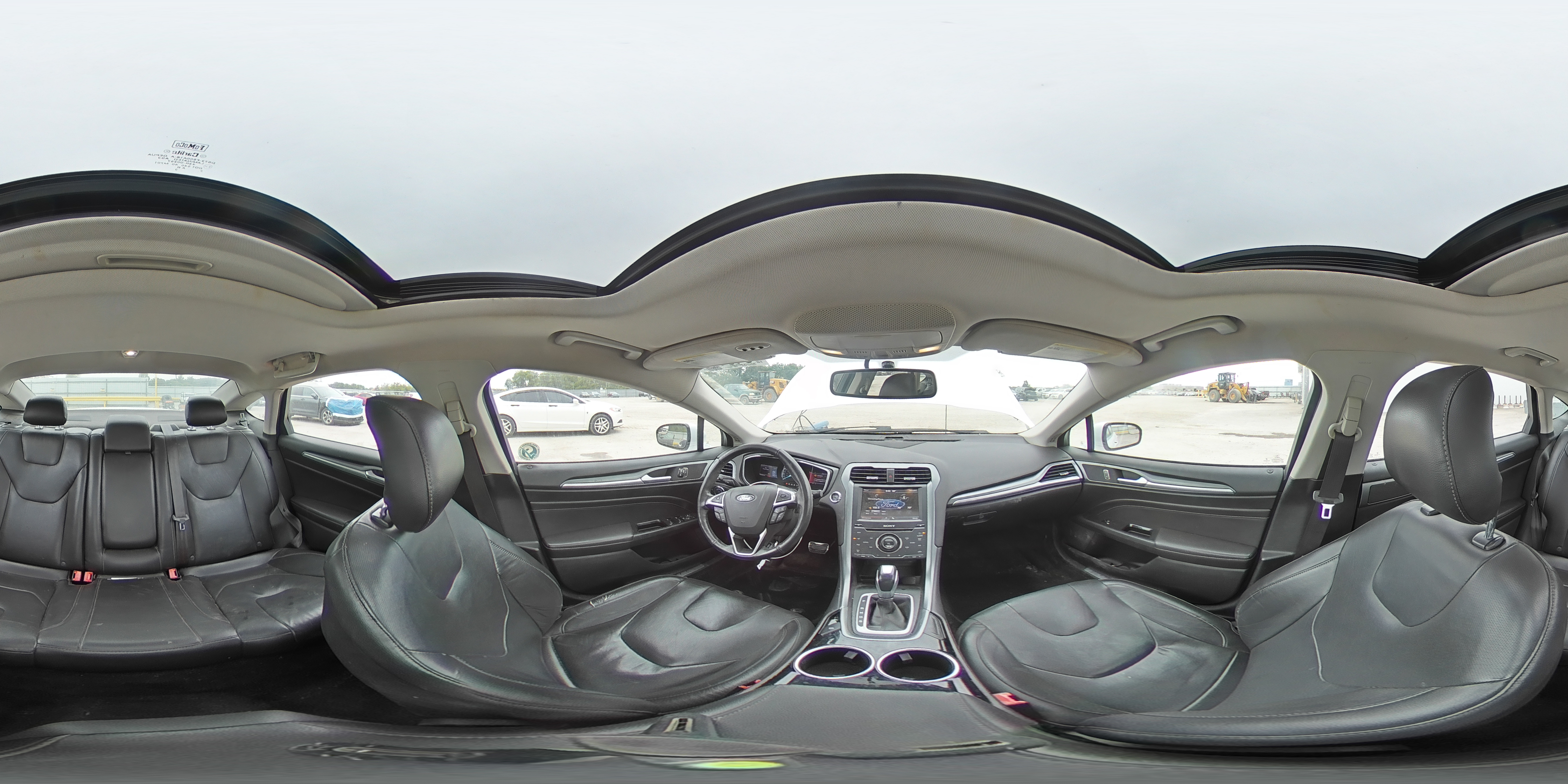 2013 Ford Fusion Titanium White vin: 3FA6P0D94DR119504