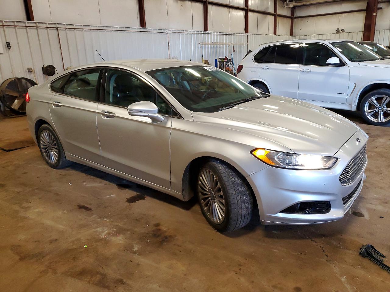 2014 Ford Fusion Titanium Silver vin: 3FA6P0D94ER102722