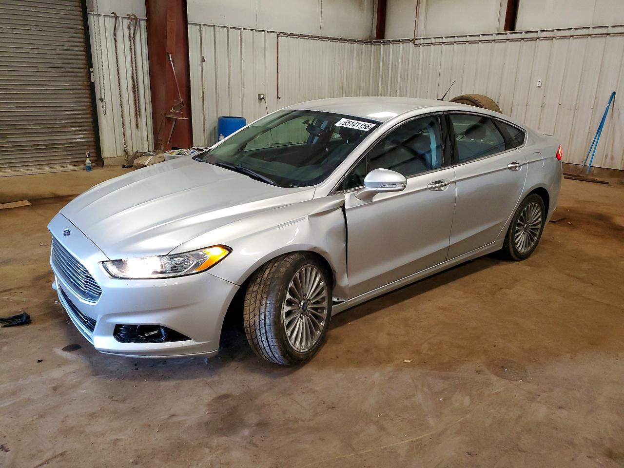 2014 Ford Fusion Titanium Silver vin: 3FA6P0D94ER102722