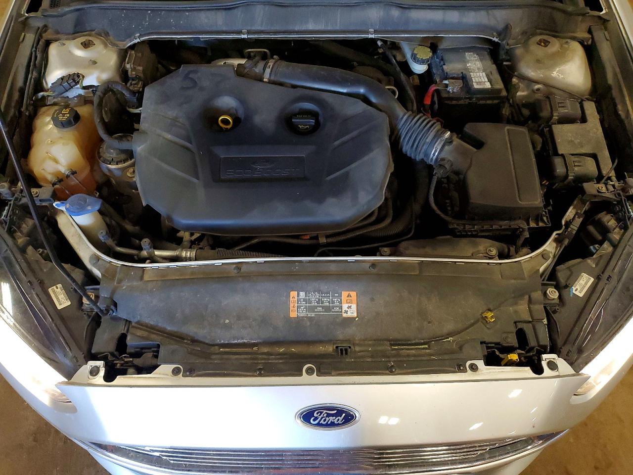 2014 Ford Fusion Titanium Silver vin: 3FA6P0D94ER102722