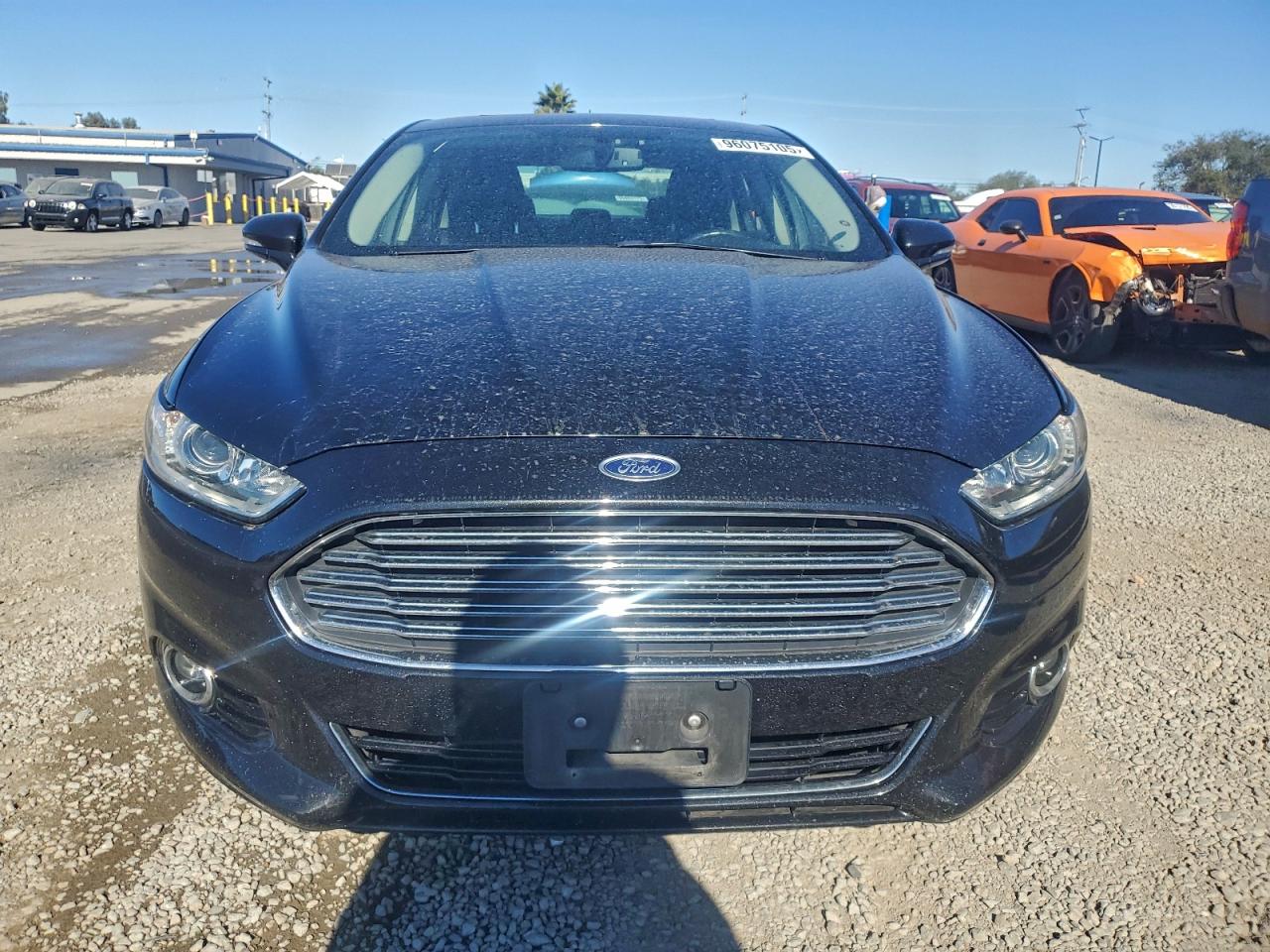 2014 Ford Fusion Titanium Black vin: 3FA6P0D94ER174455