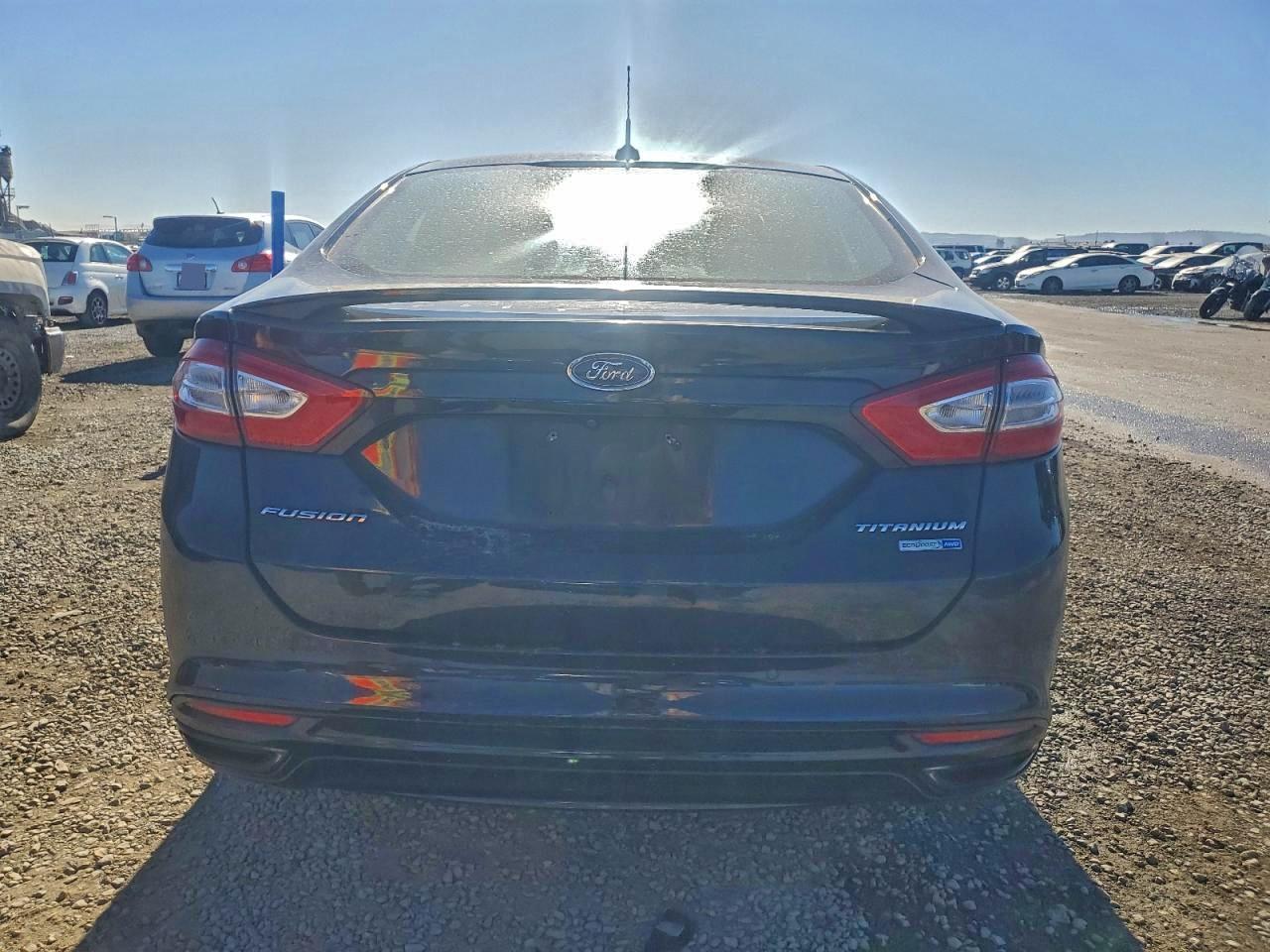 2014 Ford Fusion Titanium Black vin: 3FA6P0D94ER174455