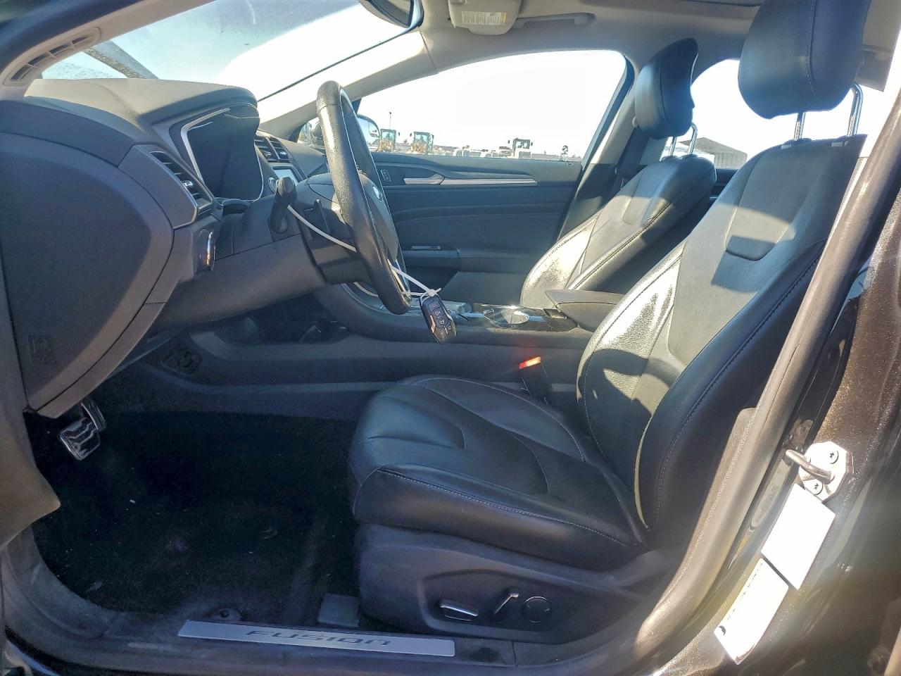 2014 Ford Fusion Titanium Black vin: 3FA6P0D94ER174455