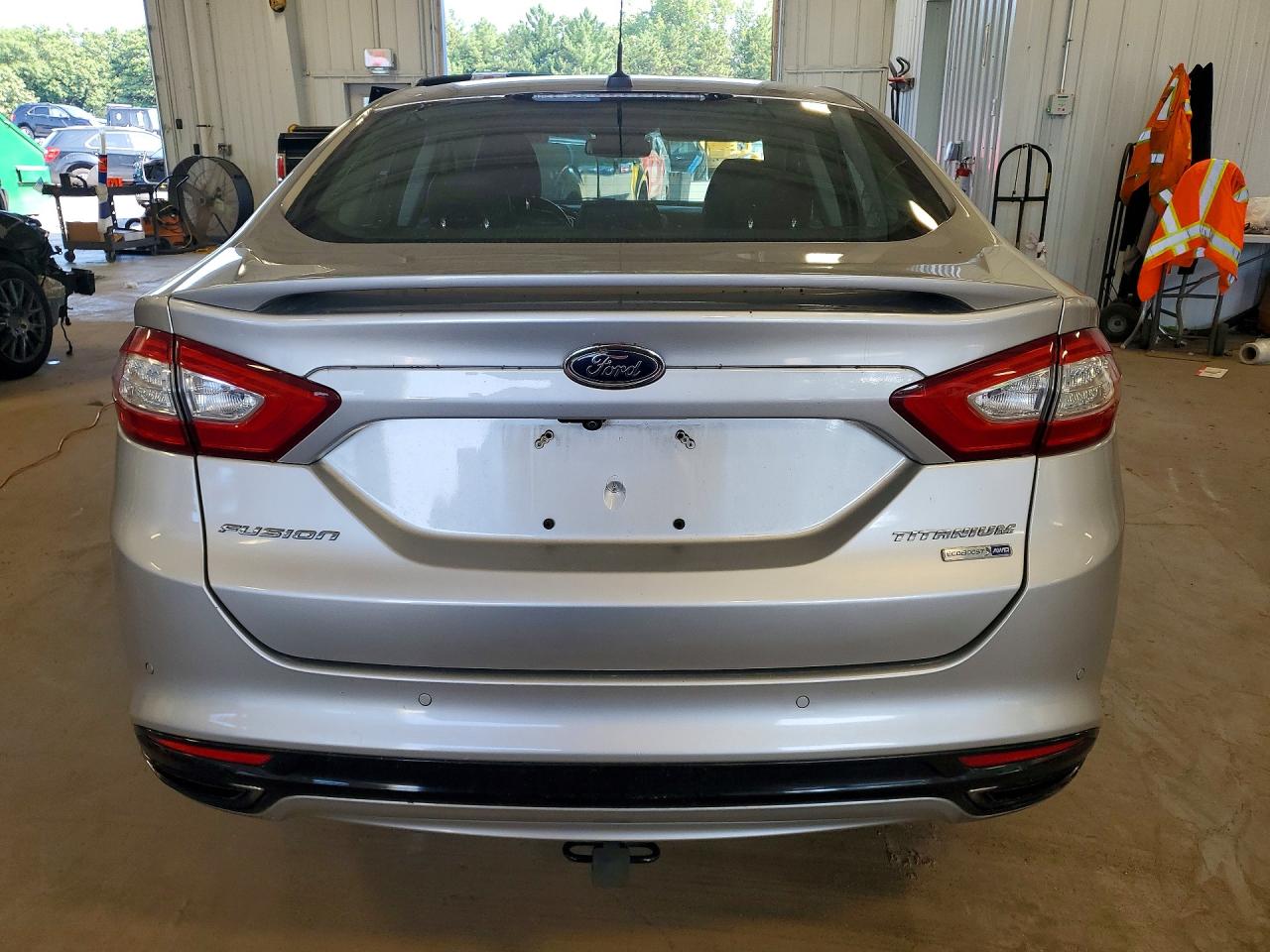 2014 Ford Fusion Titanium Silver vin: 3FA6P0D94ER175802