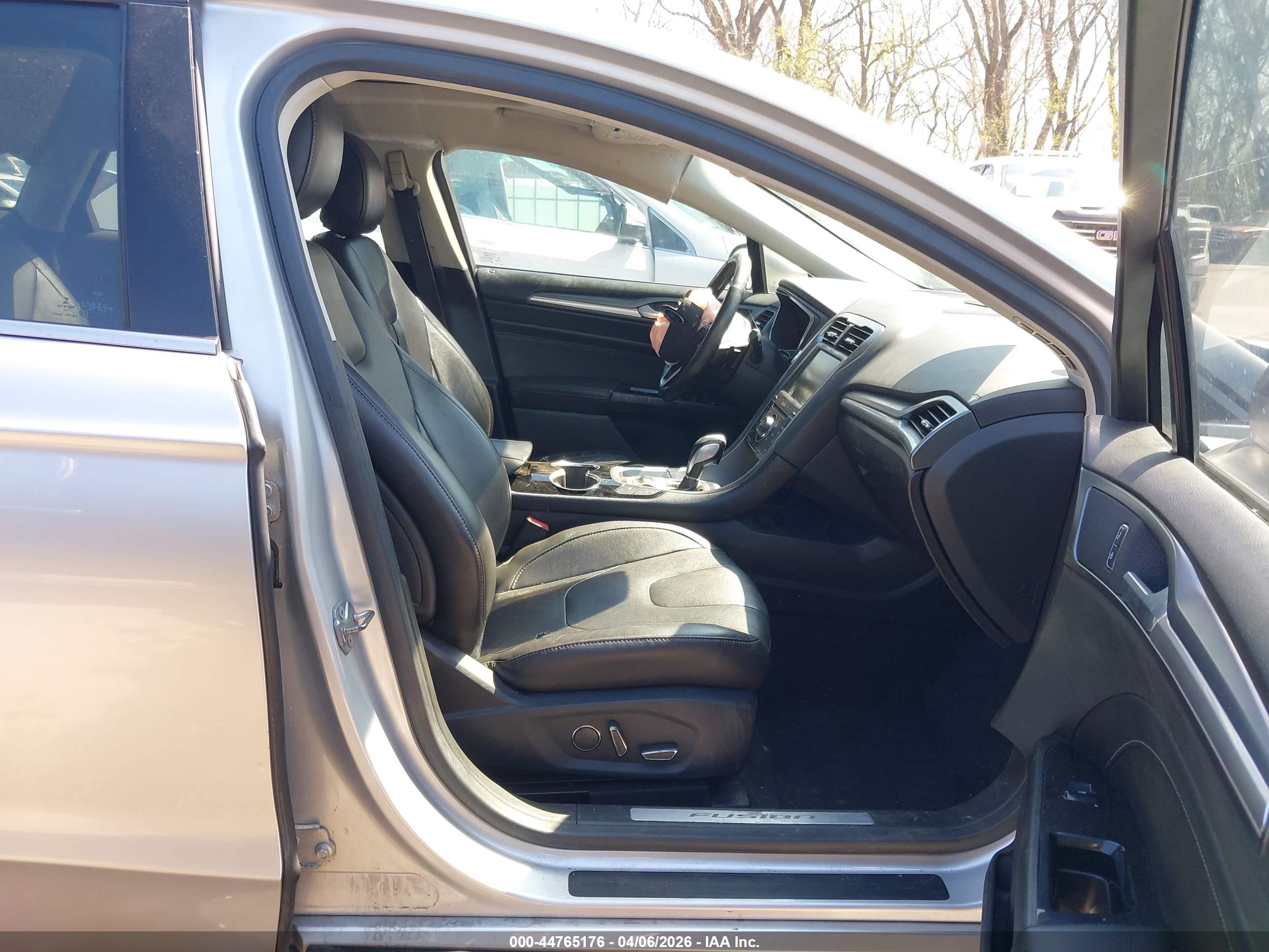 2015 Ford Fusion Titanium Silver vin: 3FA6P0D94FR188194