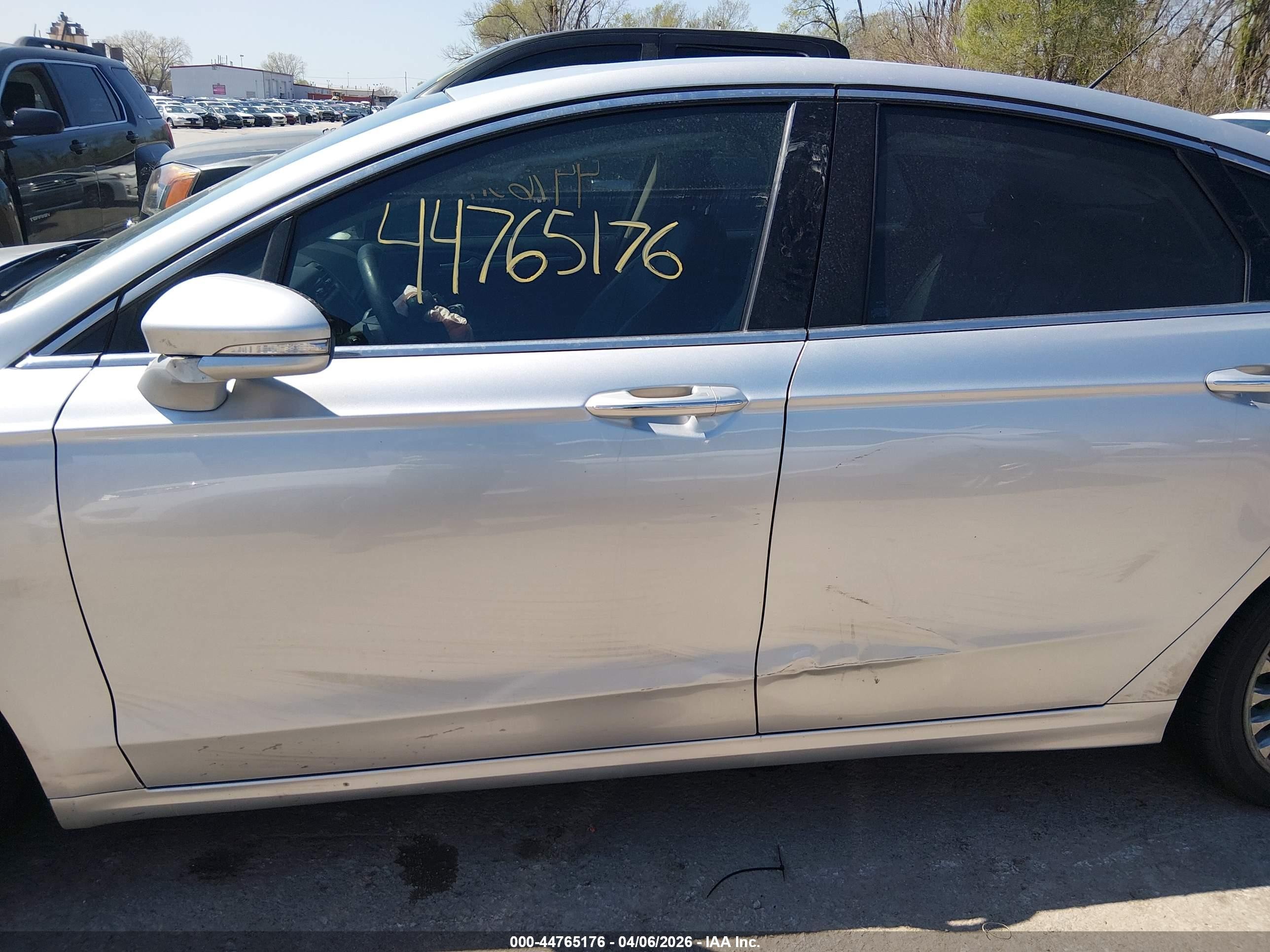 2015 Ford Fusion Titanium Silver vin: 3FA6P0D94FR188194