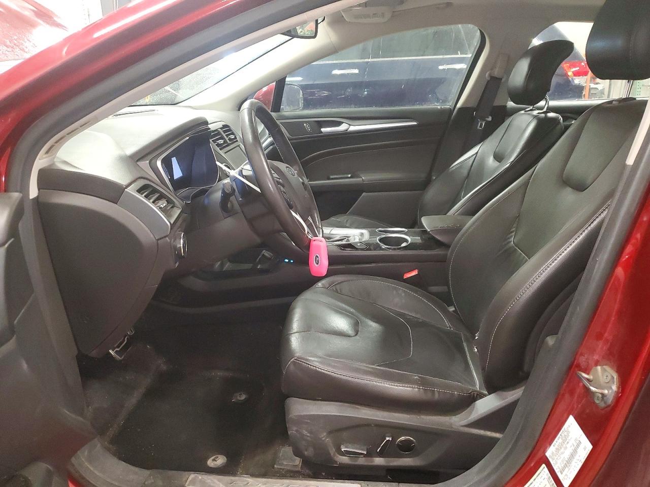 2013 Ford Fusion Titanium Red vin: 3FA6P0D95DR193191