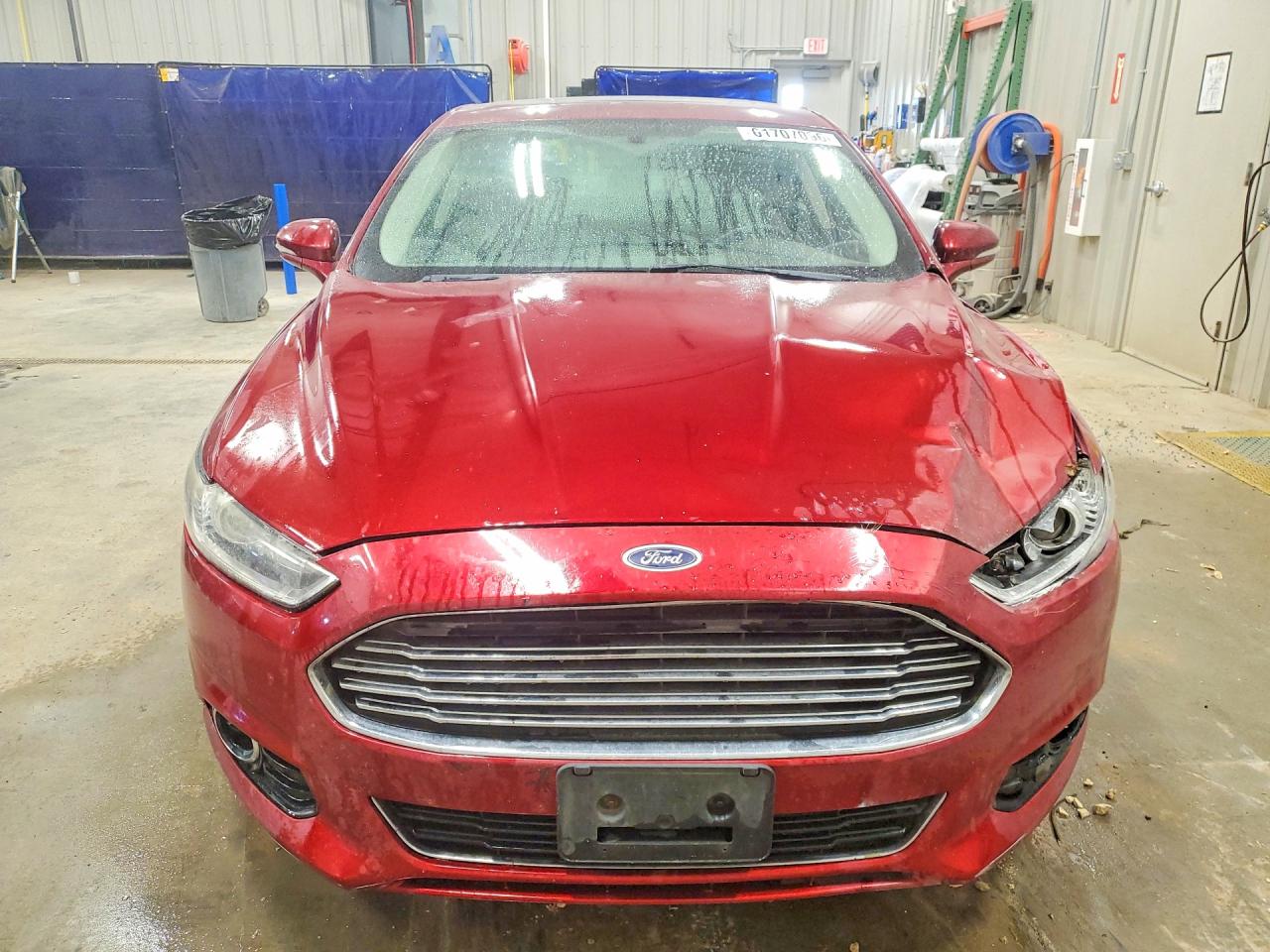 2013 Ford Fusion Titanium Red vin: 3FA6P0D95DR193191