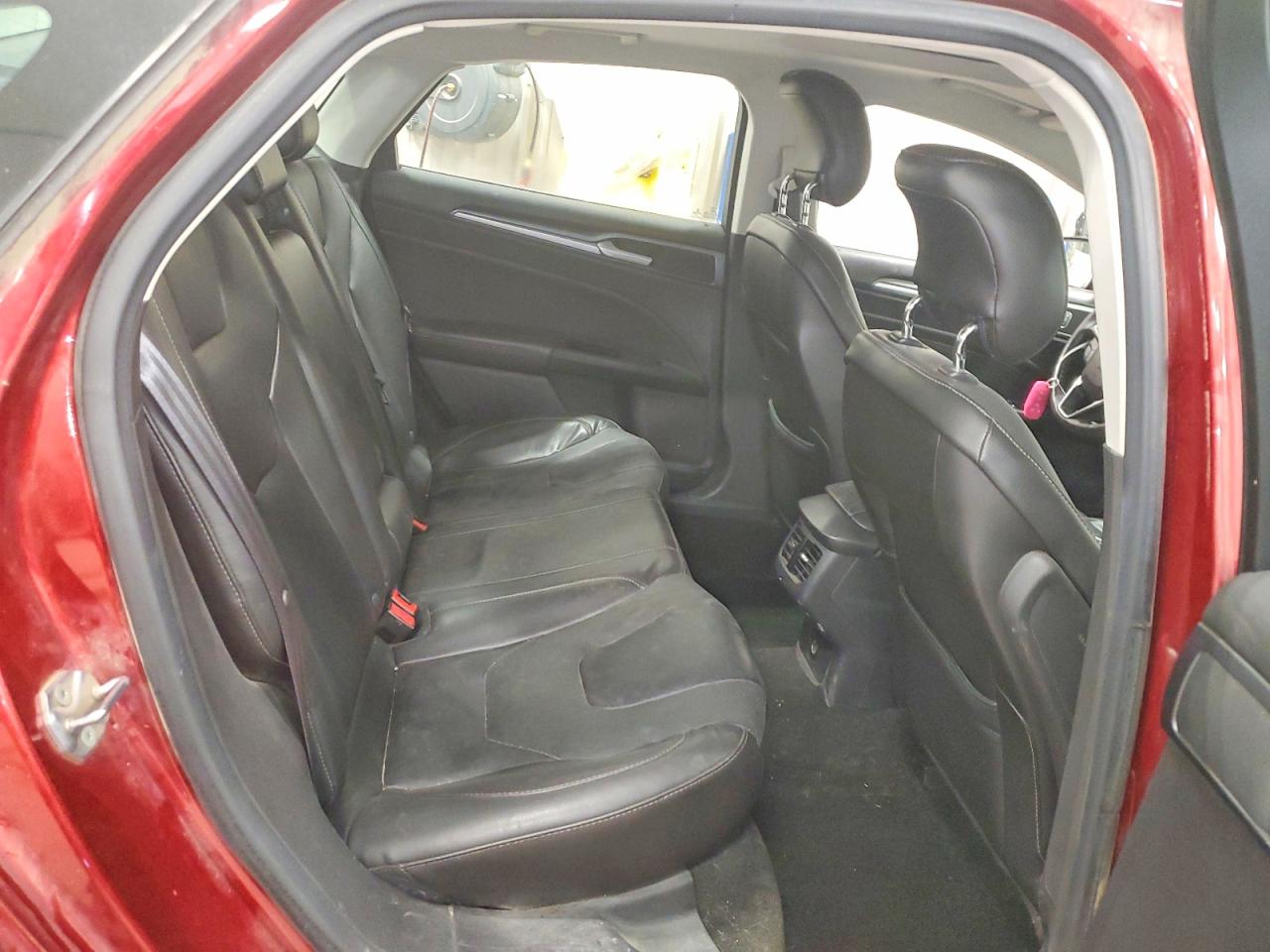2013 Ford Fusion Titanium Red vin: 3FA6P0D95DR193191