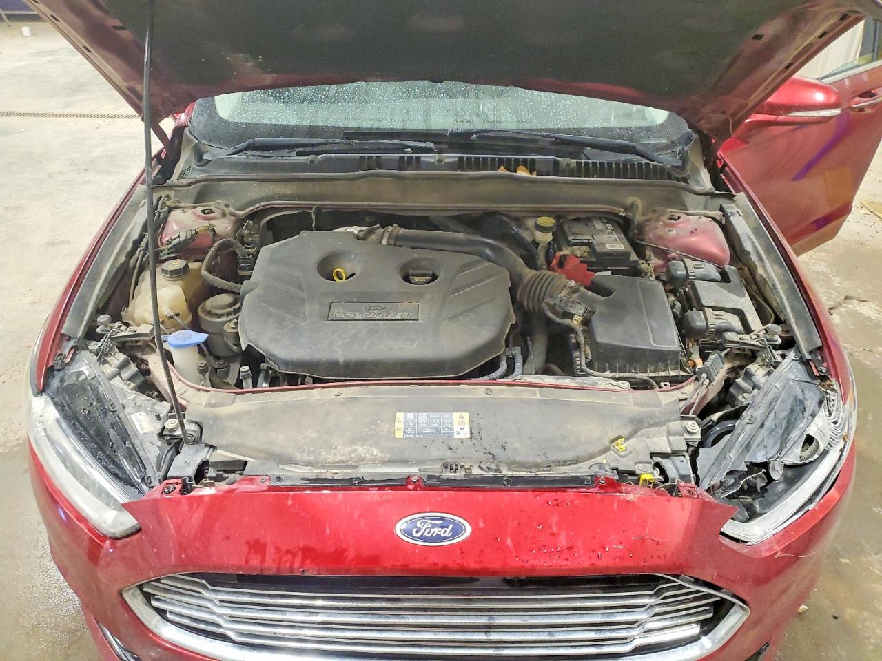 2013 Ford Fusion Titanium Red vin: 3FA6P0D95DR193191