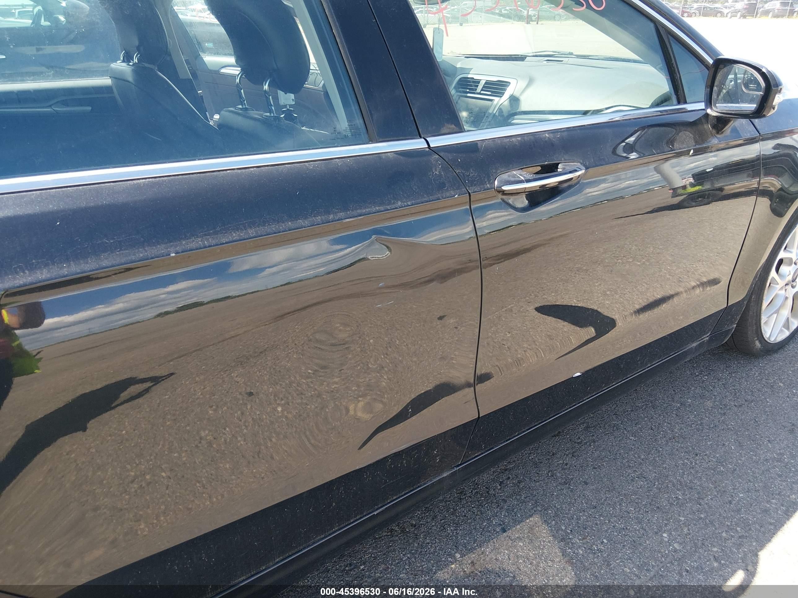 2014 Ford Fusion Titanium Black vin: 3FA6P0D95ER157891
