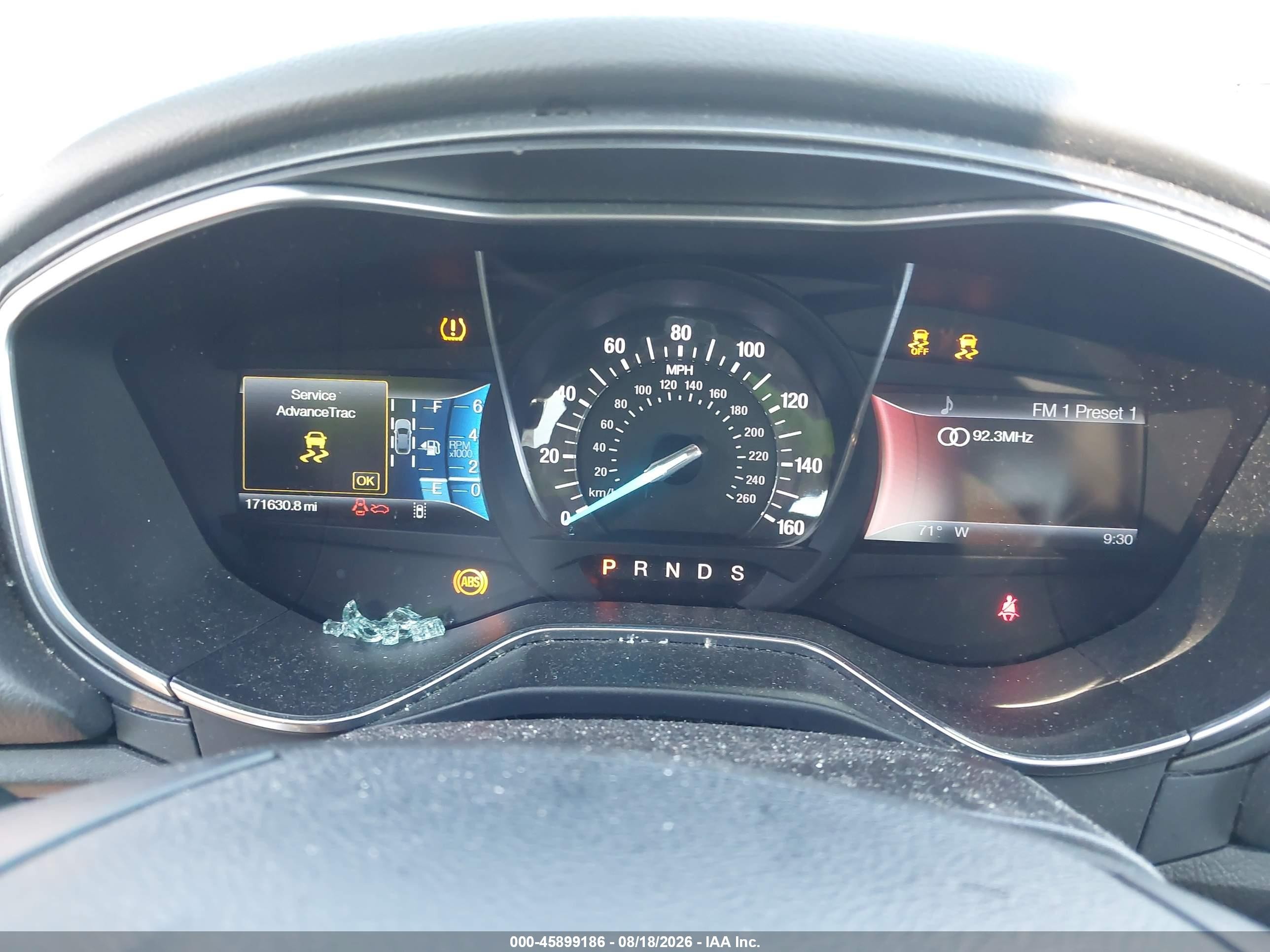 2014 Ford Fusion Titanium Серый vin: 3FA6P0D95ER159446