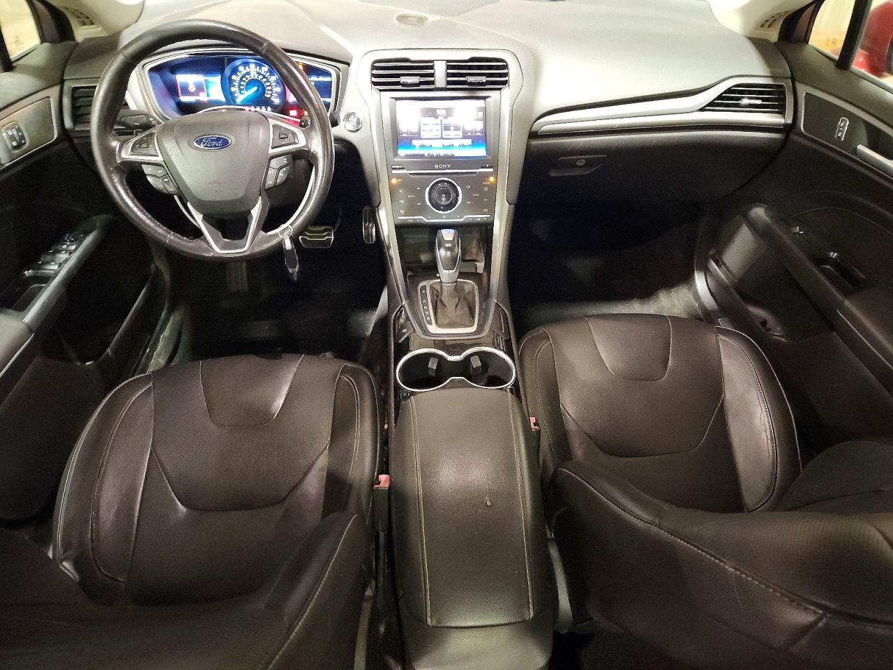 2014 Ford Fusion Titanium Red vin: 3FA6P0D95ER223906