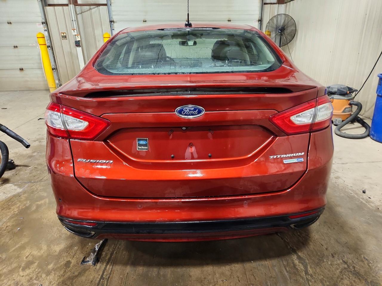 2014 Ford Fusion Titanium Red vin: 3FA6P0D95ER223906