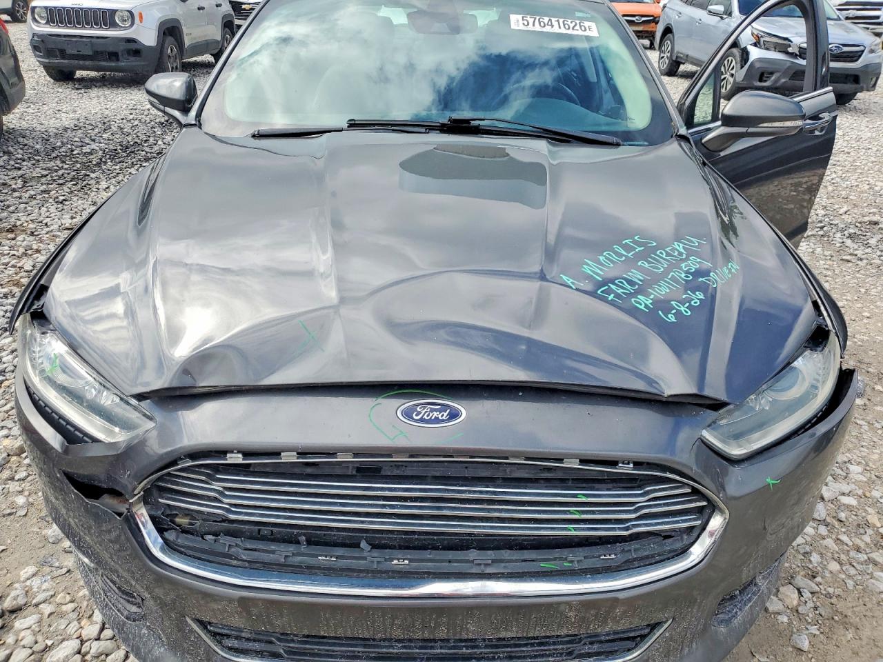 2015 Ford Fusion Titanium Gray vin: 3FA6P0D95FR212972
