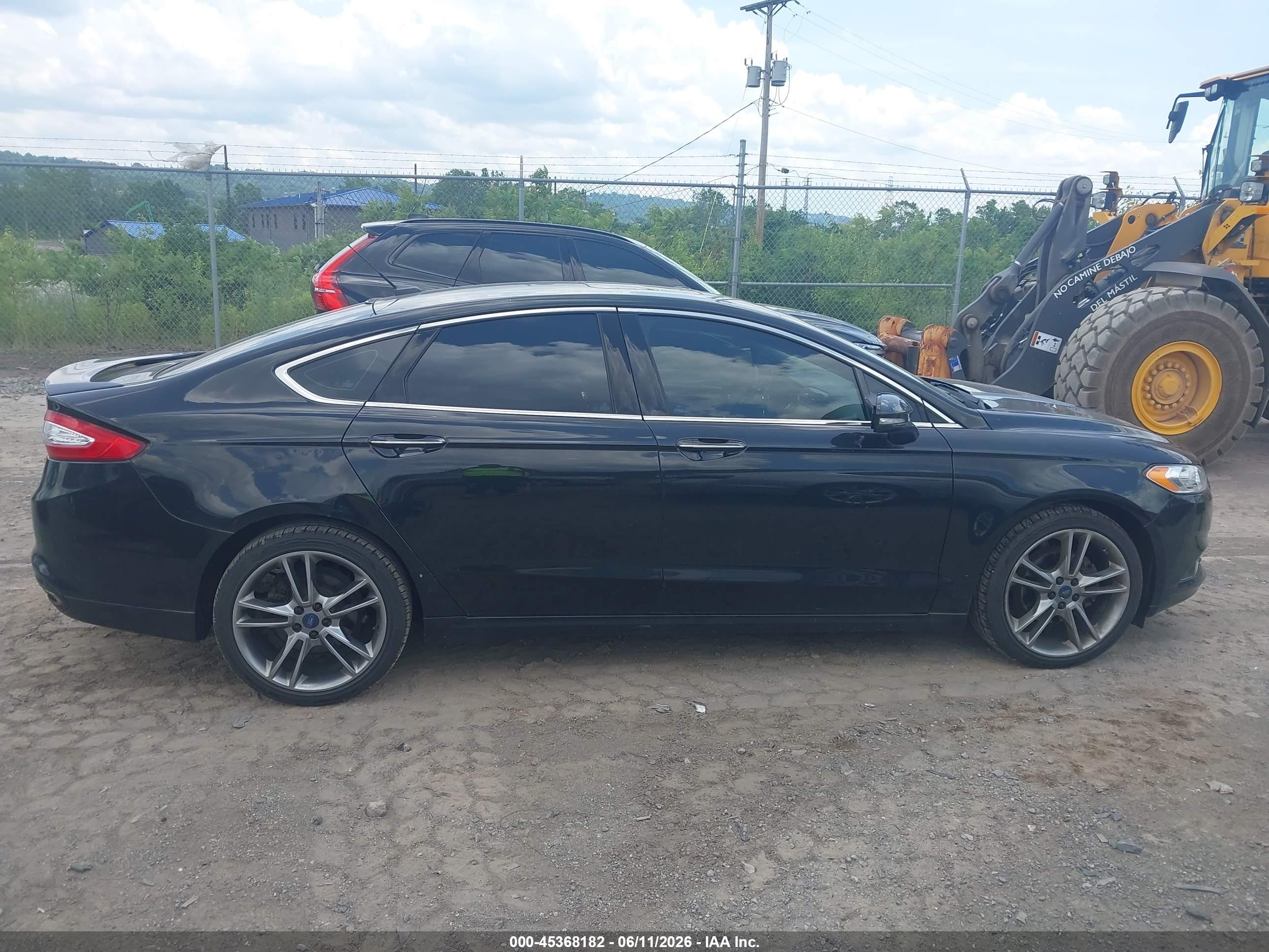 2015 Ford Fusion Titanium Black vin: 3FA6P0D95FR262450