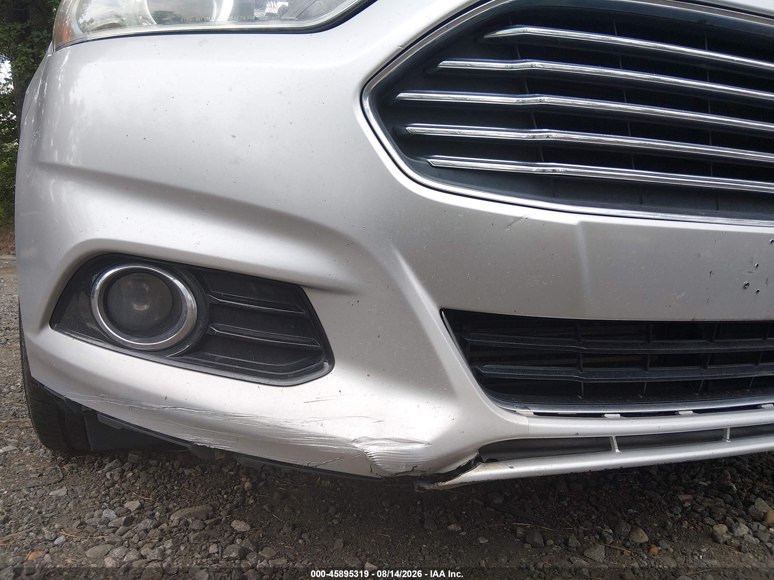 2013 Ford Fusion Titanium Серебряный vin: 3FA6P0D96DR198142