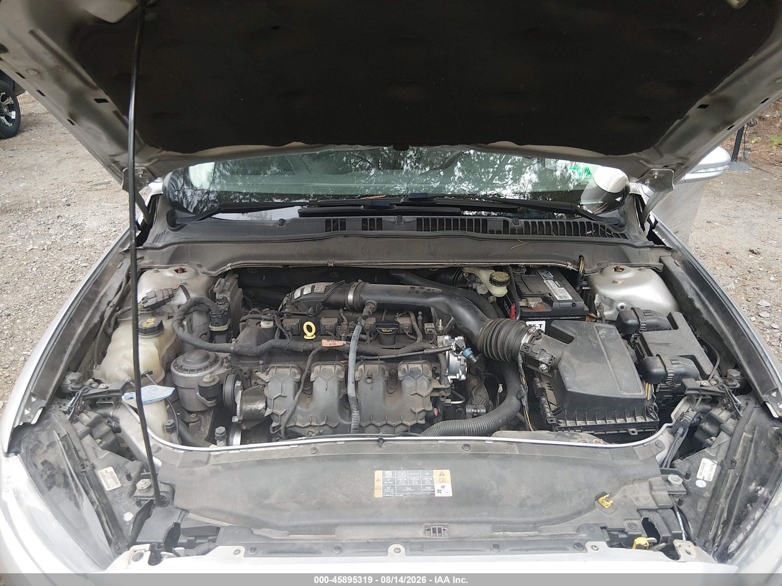 2013 Ford Fusion Titanium Серебряный vin: 3FA6P0D96DR198142