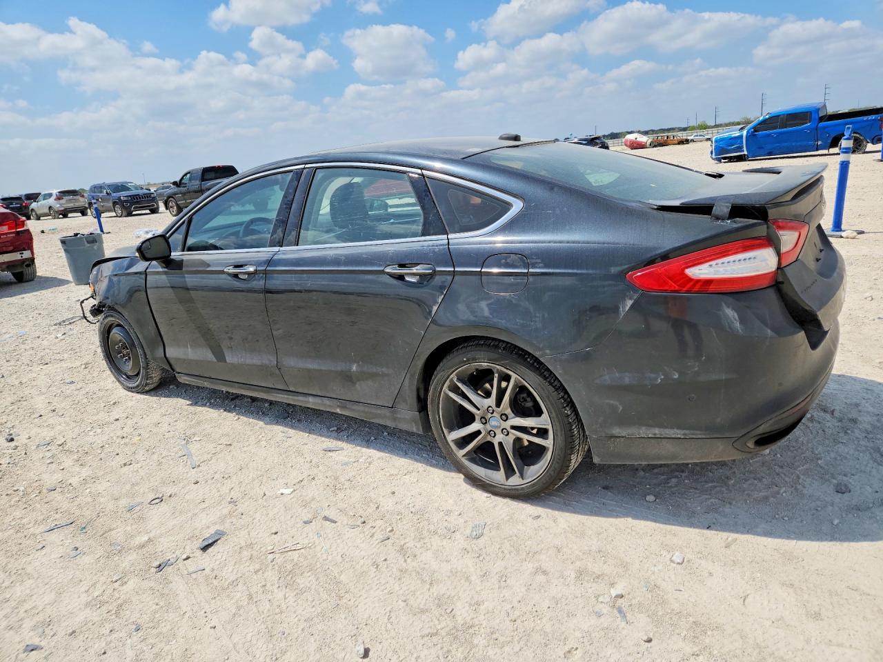 2013 Ford Fusion Titanium Черный vin: 3FA6P0D96DR247551