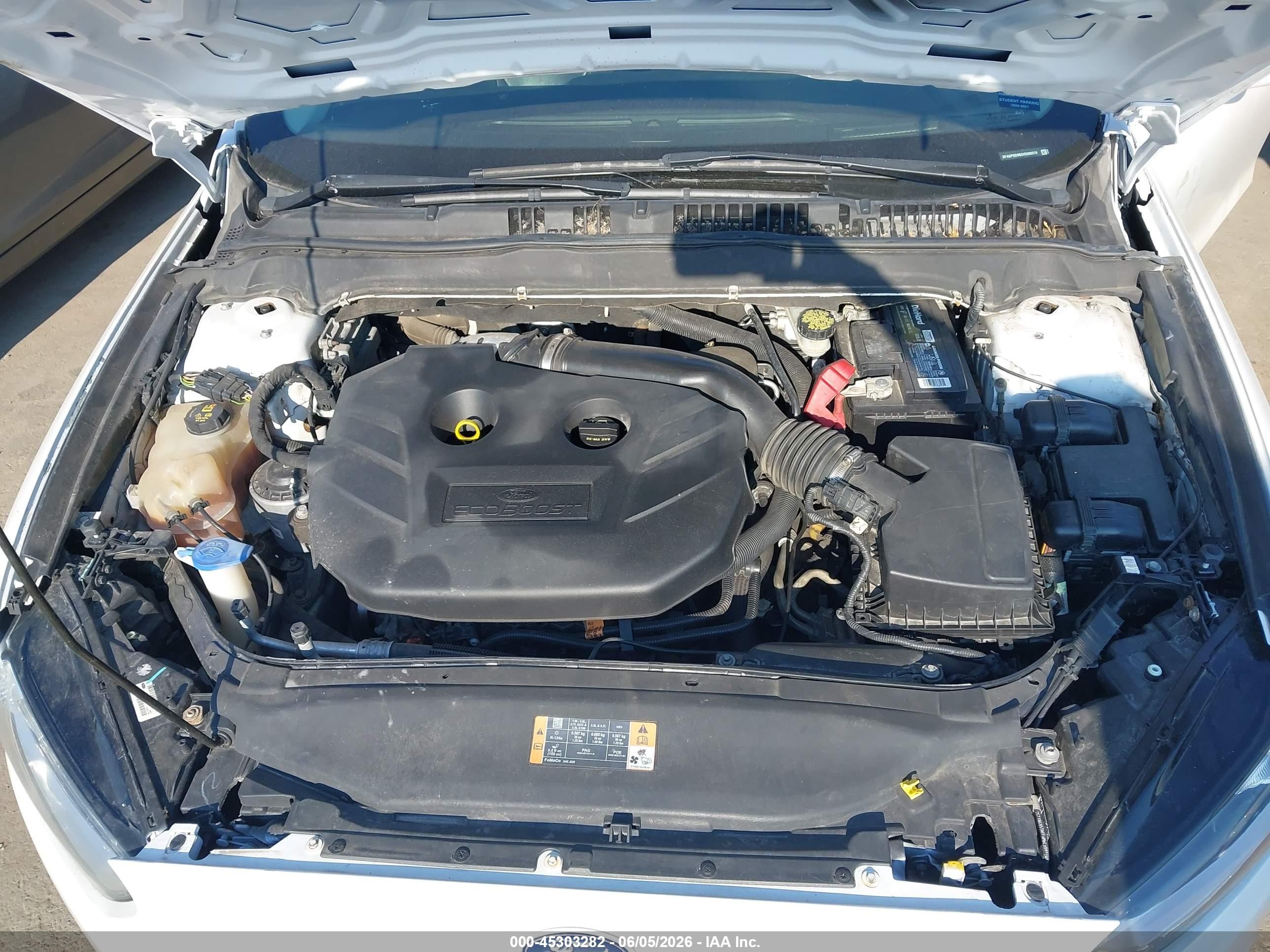 2013 Ford Fusion Titanium White vin: 3FA6P0D96DR289976