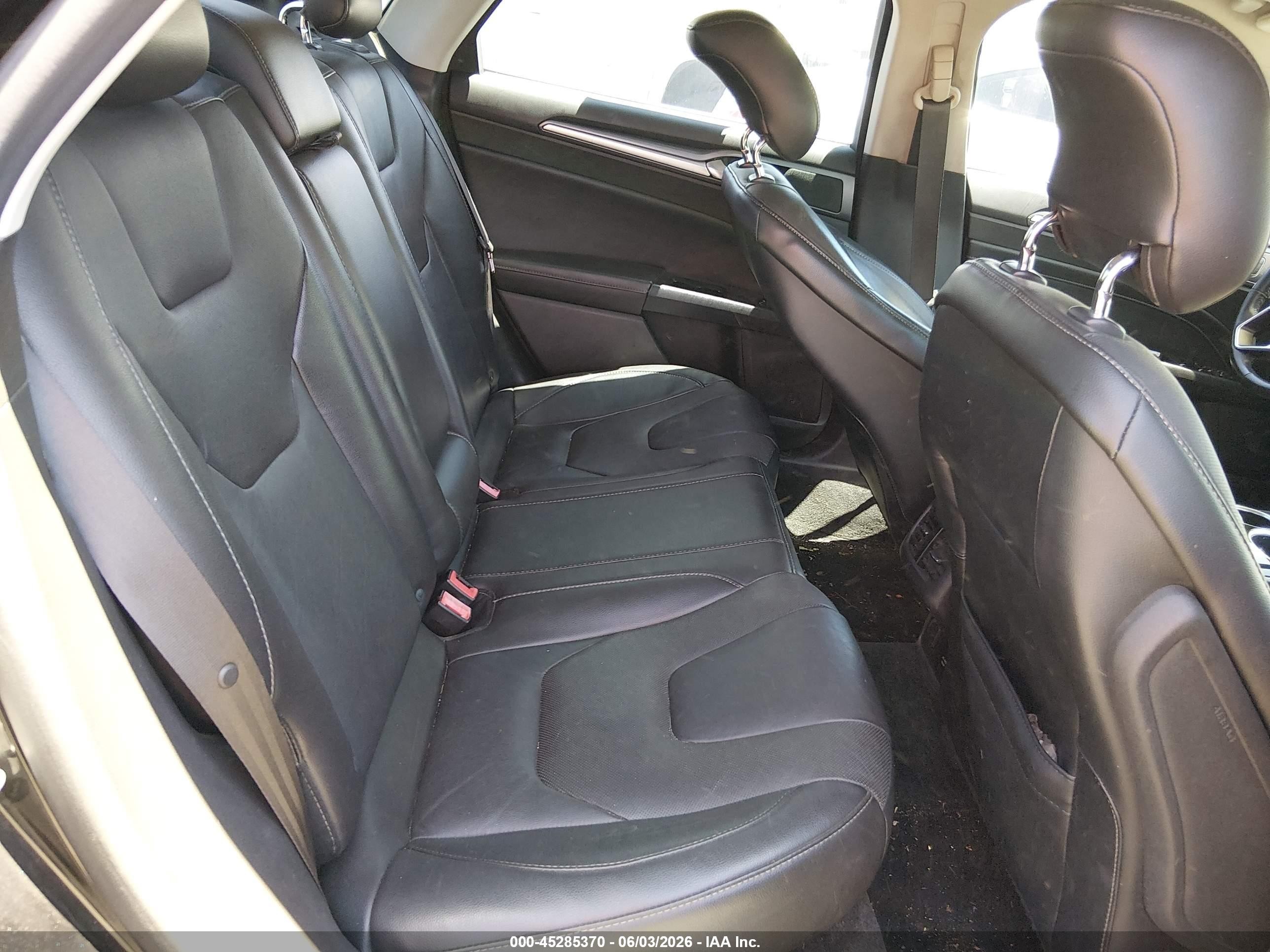 2014 Ford Fusion Titanium Black vin: 3FA6P0D96ER117464