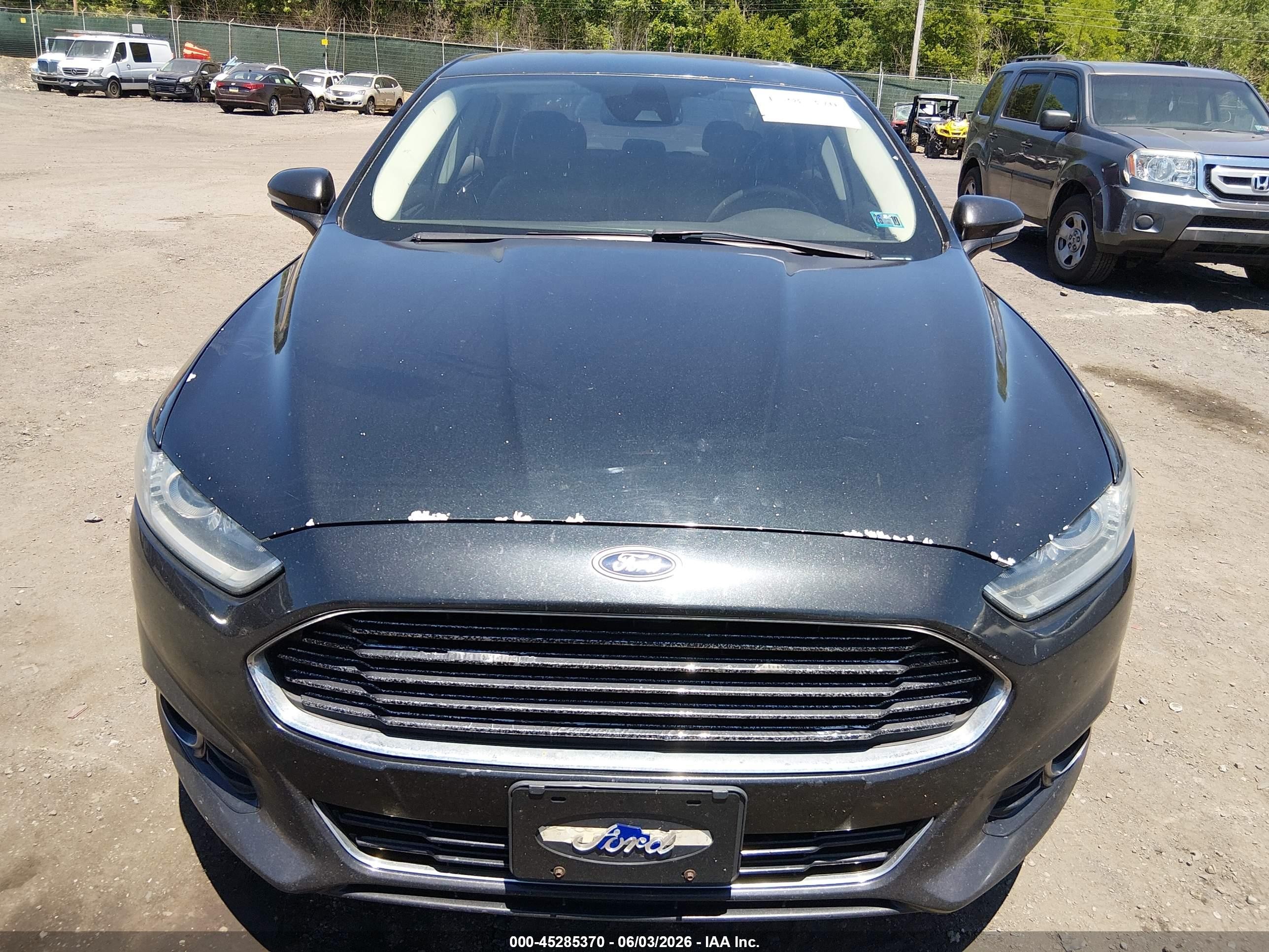 2014 Ford Fusion Titanium Black vin: 3FA6P0D96ER117464