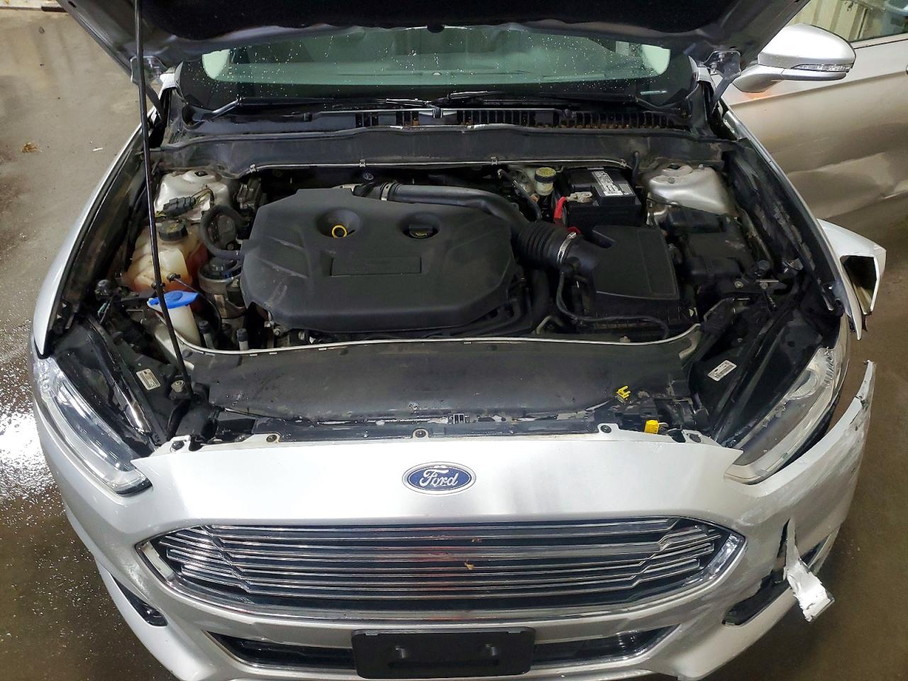 2014 Ford Fusion Titanium Silver vin: 3FA6P0D96ER152683