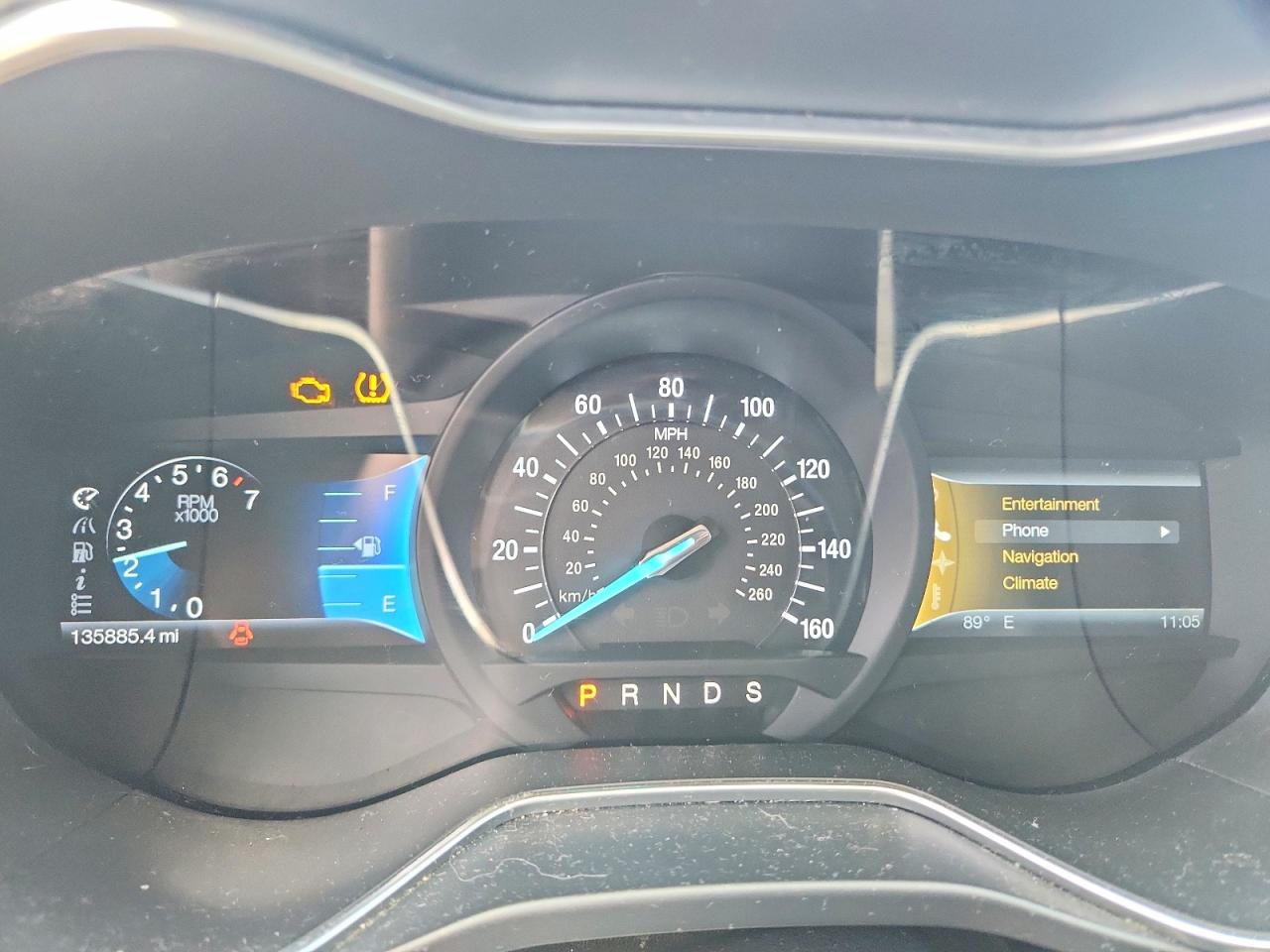 2014 Ford Fusion Titanium White vin: 3FA6P0D96ER155891