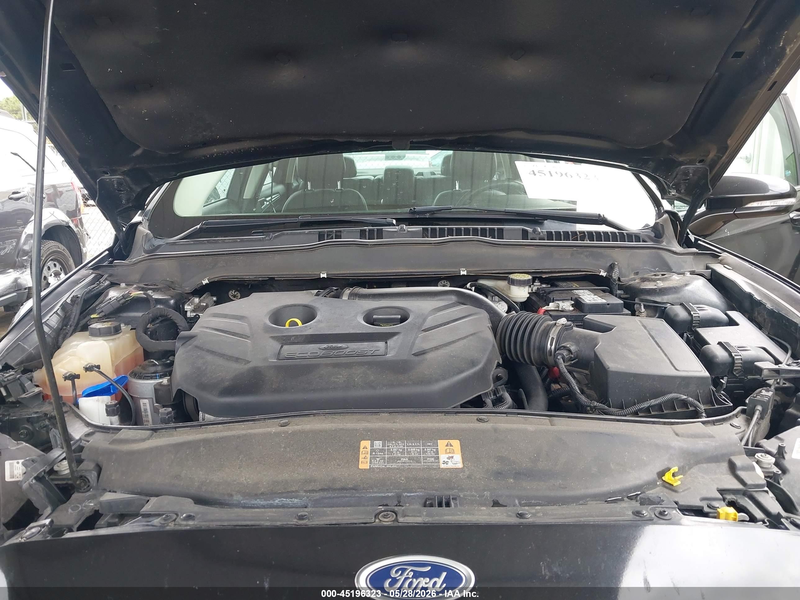 2014 Ford Fusion Titanium Black vin: 3FA6P0D96ER182797