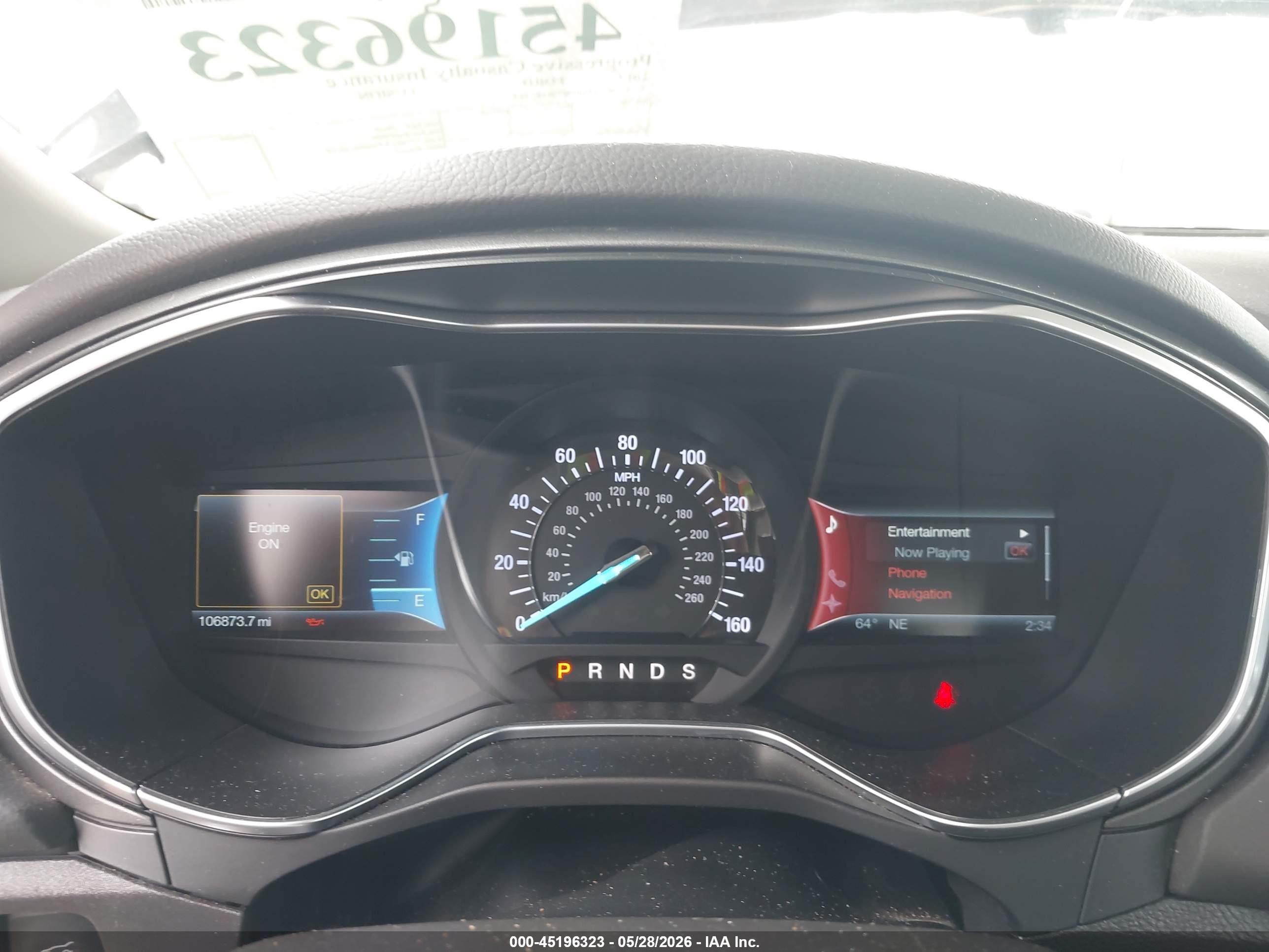 2014 Ford Fusion Titanium Black vin: 3FA6P0D96ER182797