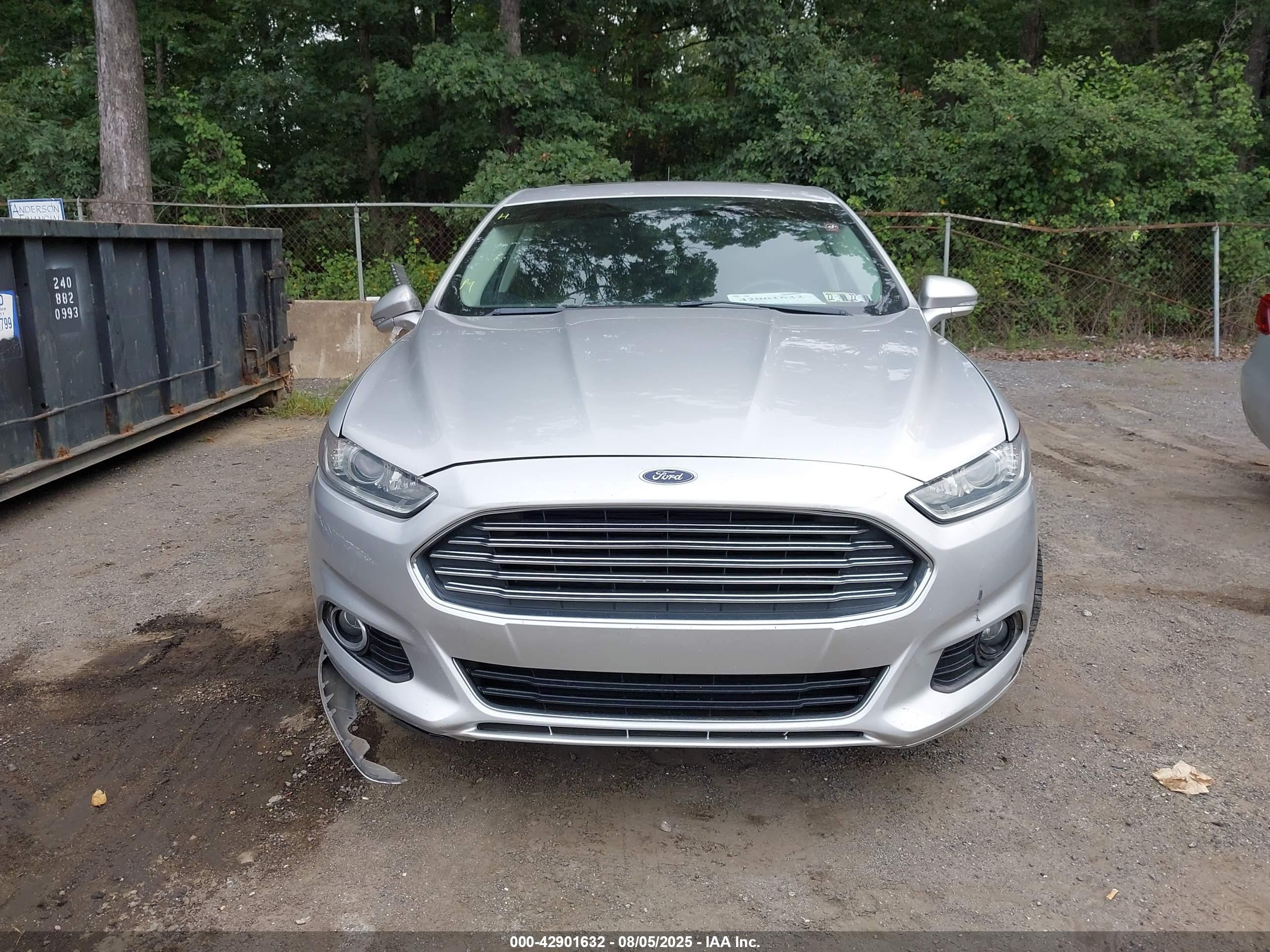 2014 Ford Fusion Titanium Silver vin: 3FA6P0D96ER210372