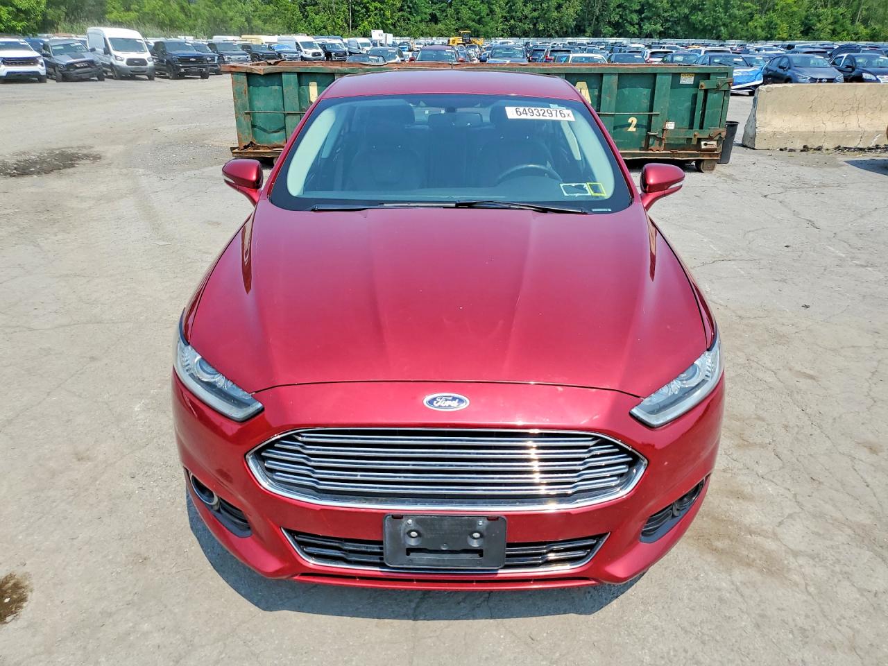 2014 Ford Fusion Titanium Красный vin: 3FA6P0D96ER216673