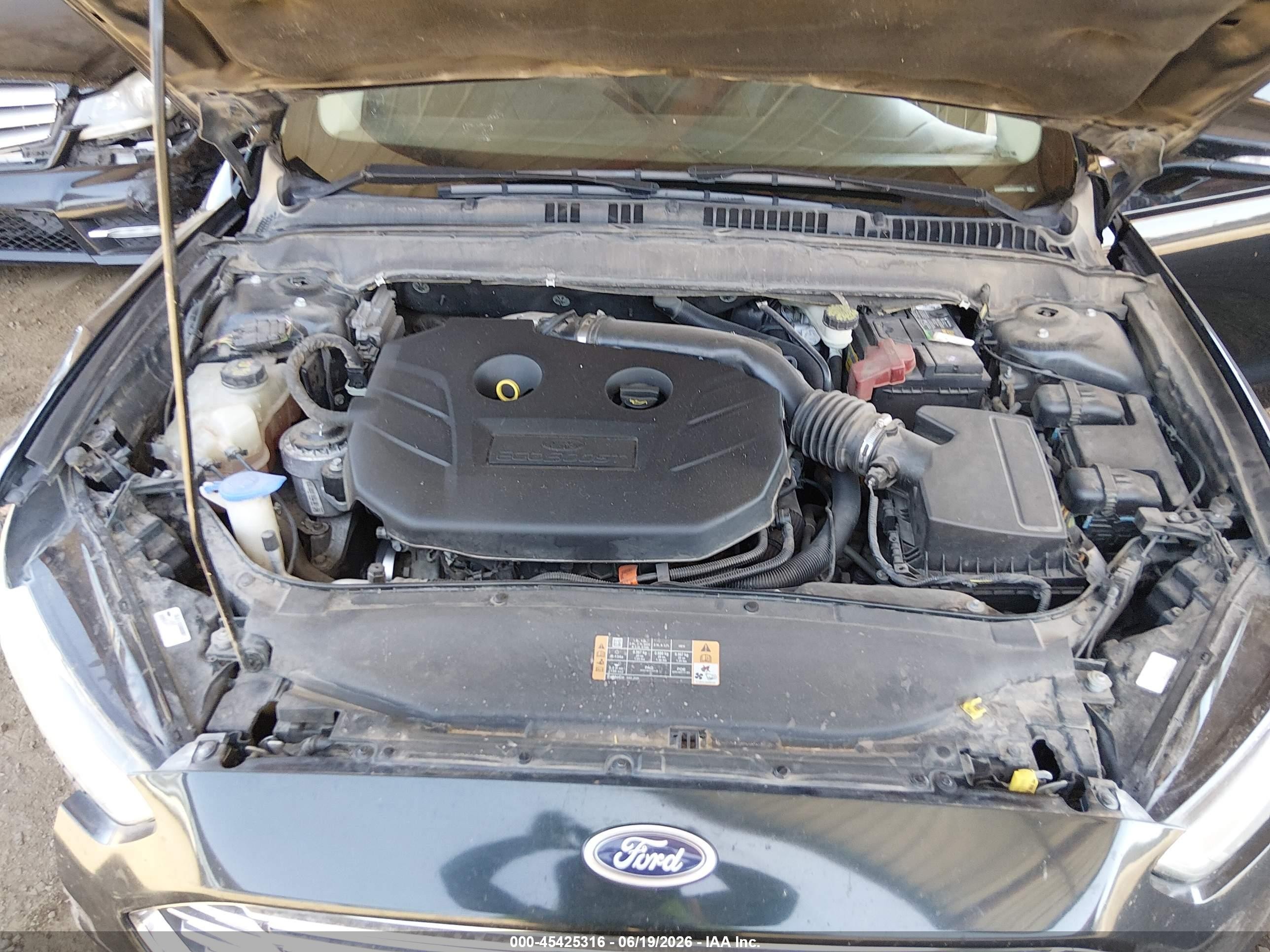 2014 Ford Fusion Titanium Black vin: 3FA6P0D96ER289705