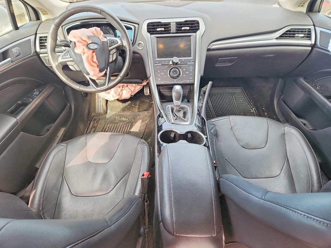 2014 Ford Fusion Titanium Silver vin: 3FA6P0D96ER327546