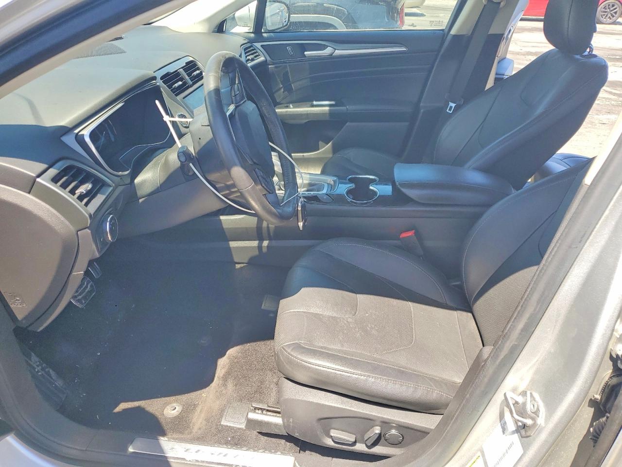 2015 Ford Fusion Titanium Silver vin: 3FA6P0D96FR154211