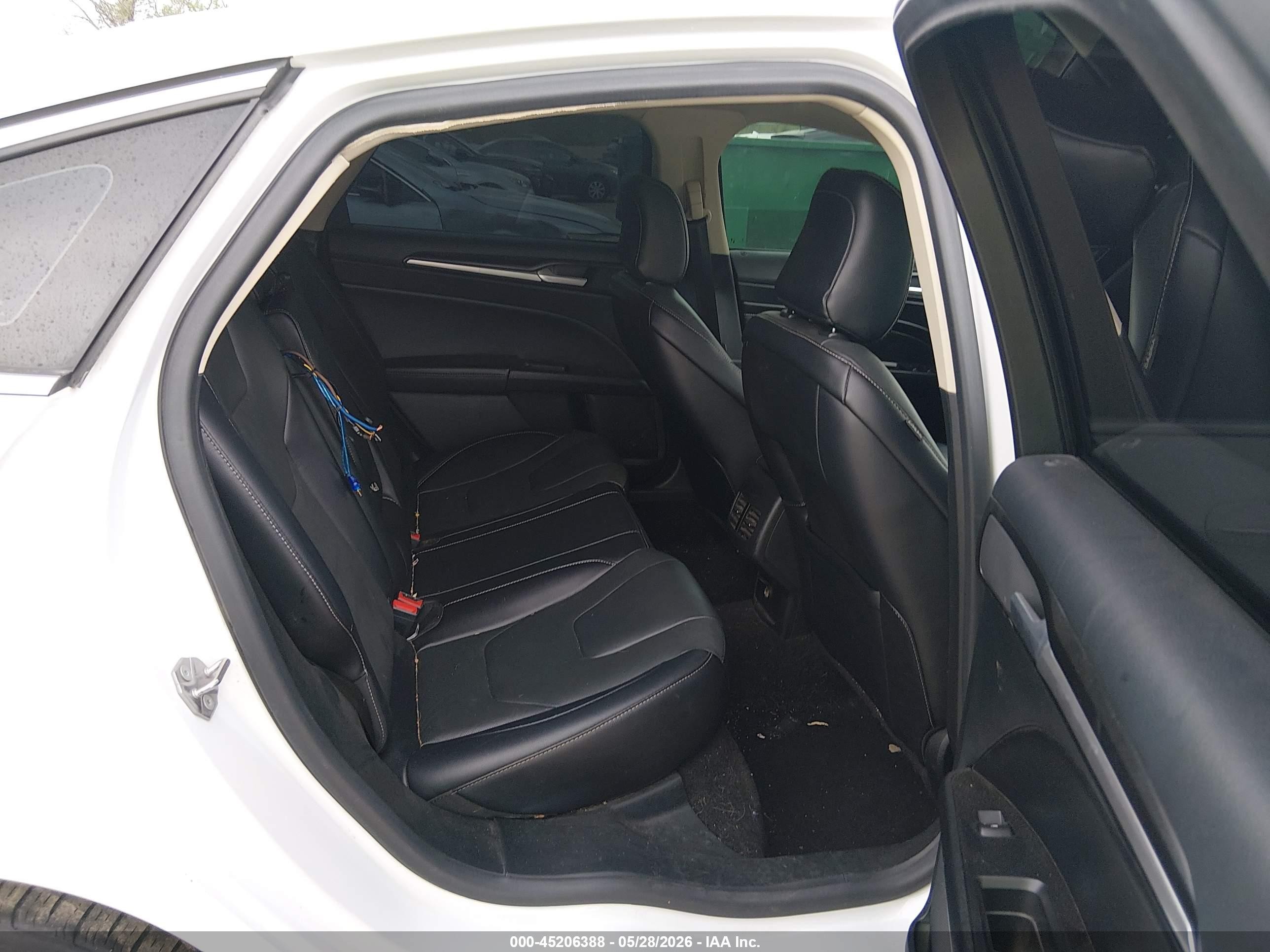 2020 Ford Fusion Titanium White vin: 3FA6P0D96LR205296