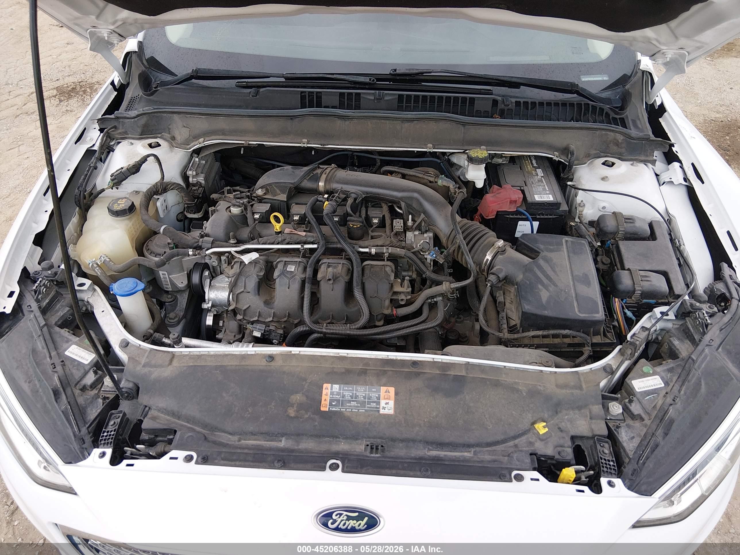 2020 Ford Fusion Titanium White vin: 3FA6P0D96LR205296