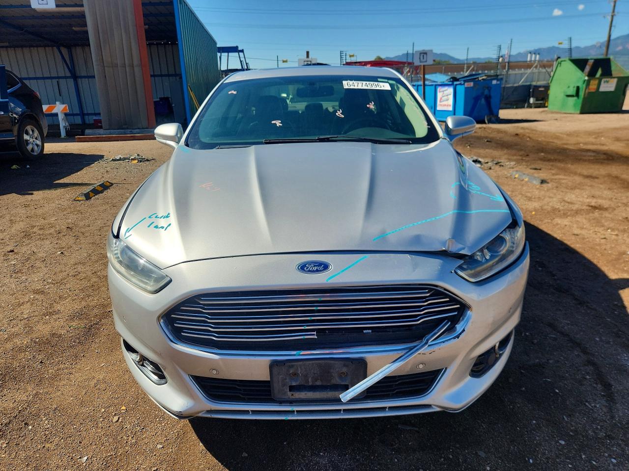 2013 Ford Fusion Titanium Silver vin: 3FA6P0D97DR242696