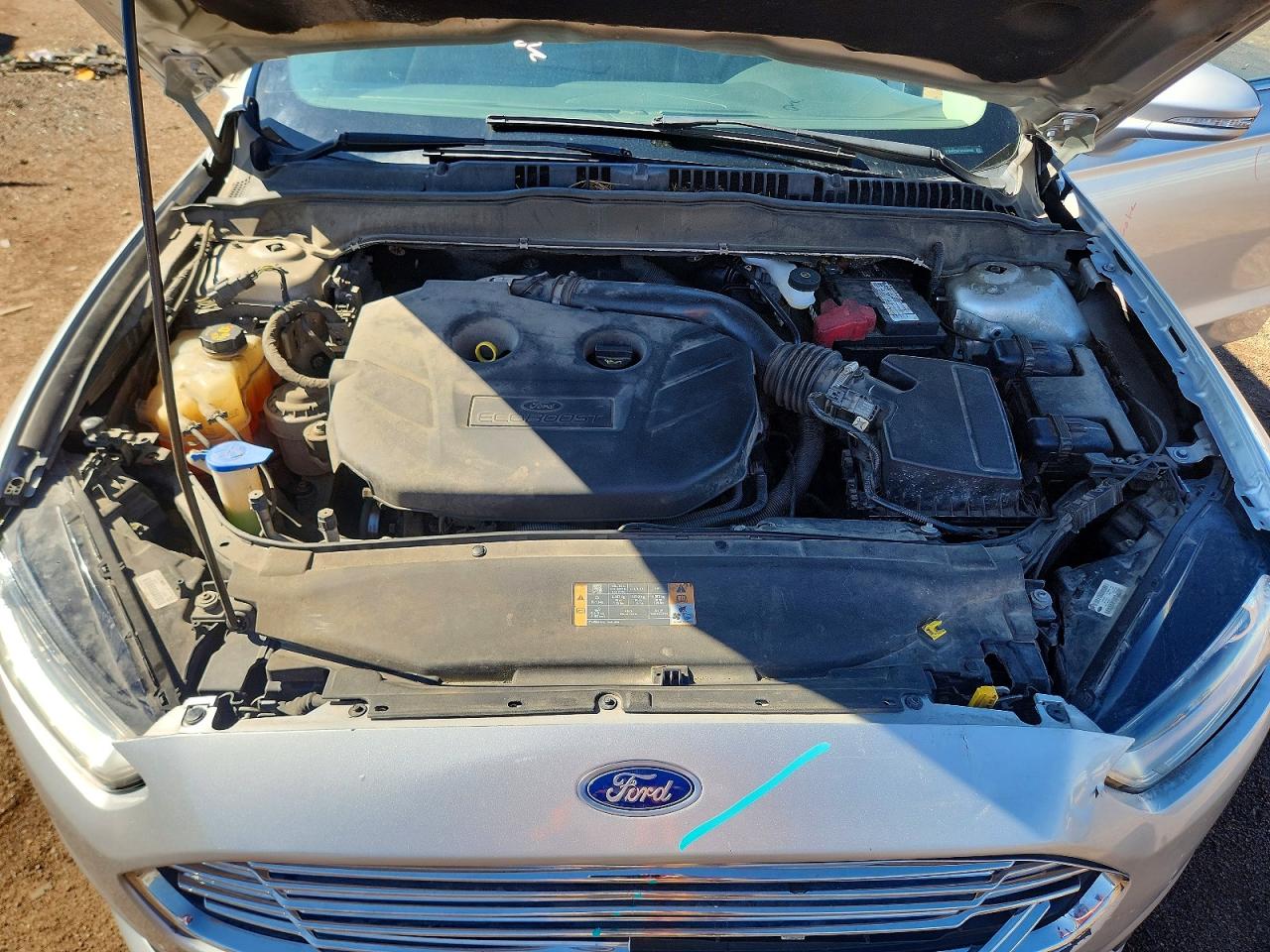 2013 Ford Fusion Titanium Silver vin: 3FA6P0D97DR242696