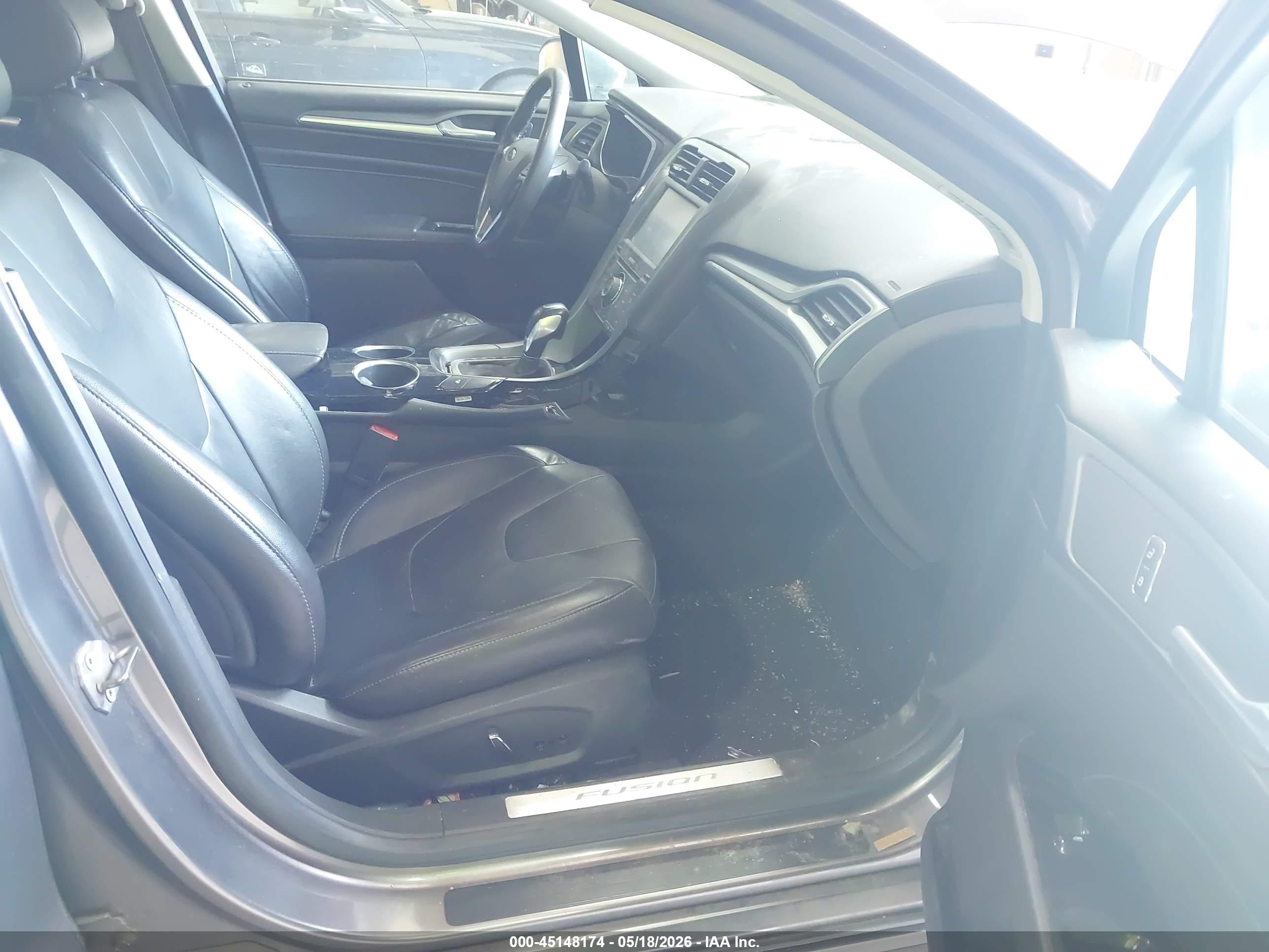2013 Ford Fusion Titanium Gray vin: 3FA6P0D97DR335993