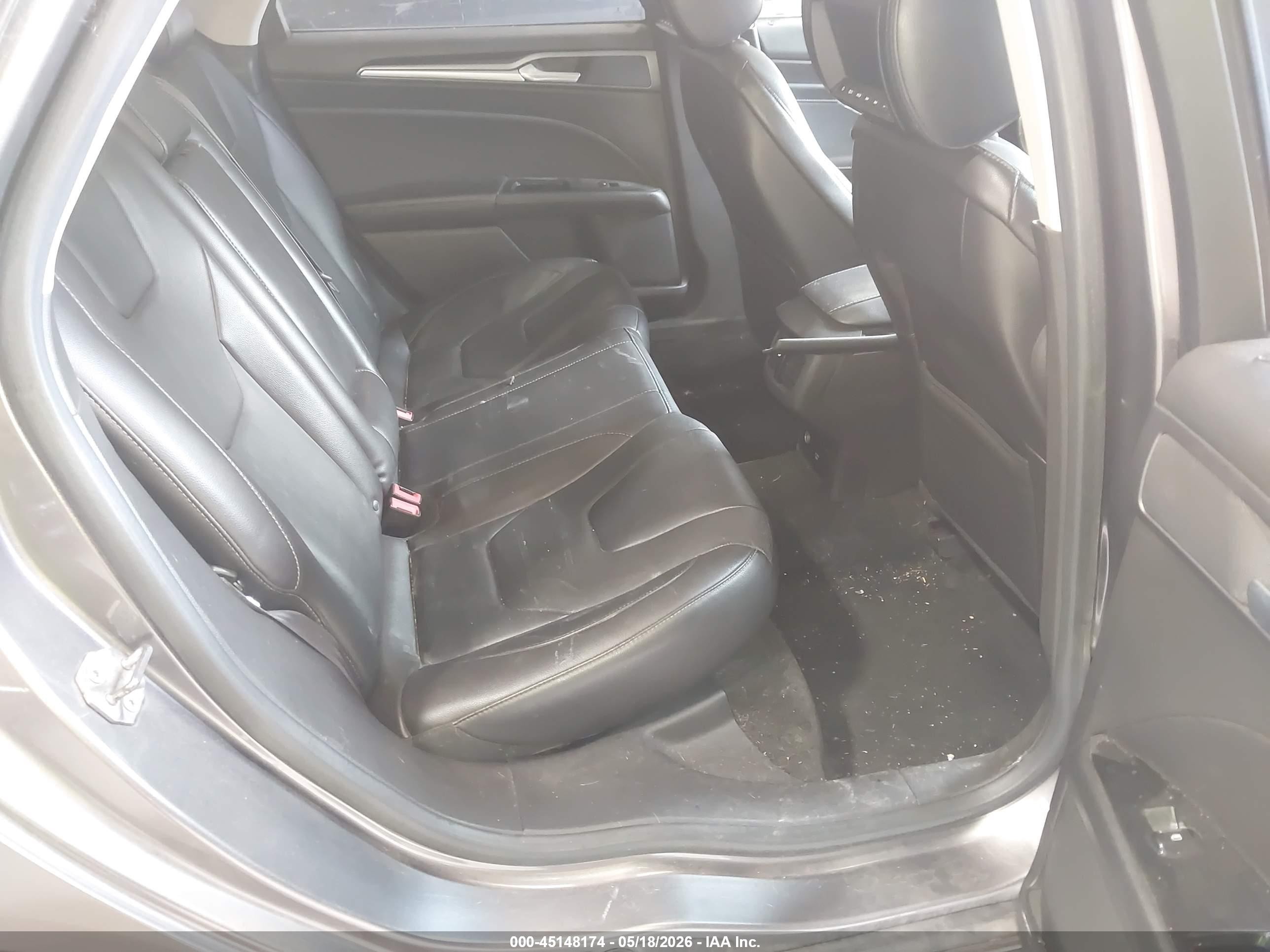 2013 Ford Fusion Titanium Gray vin: 3FA6P0D97DR335993