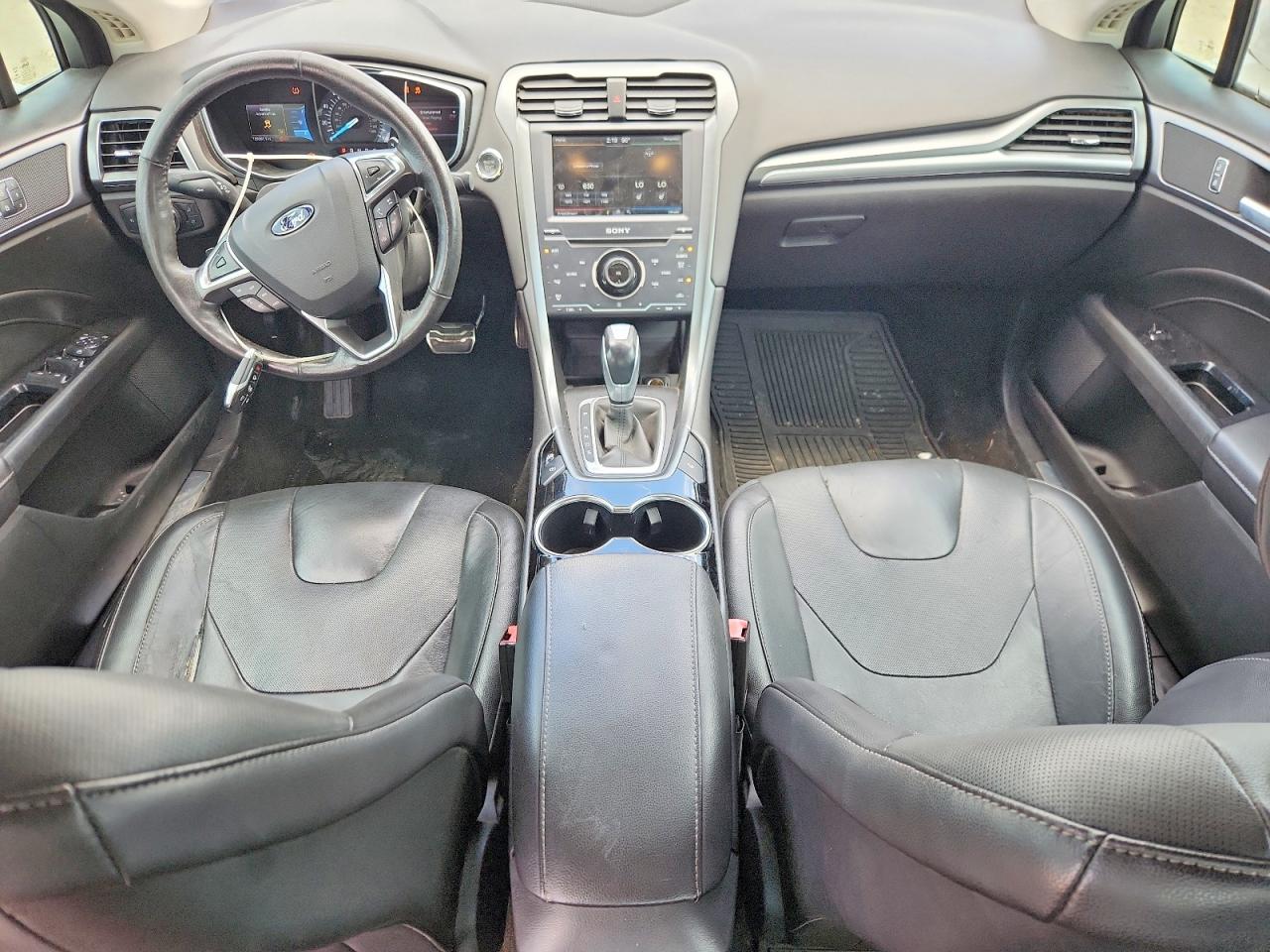 2014 Ford Fusion Titanium White vin: 3FA6P0D97ER226693